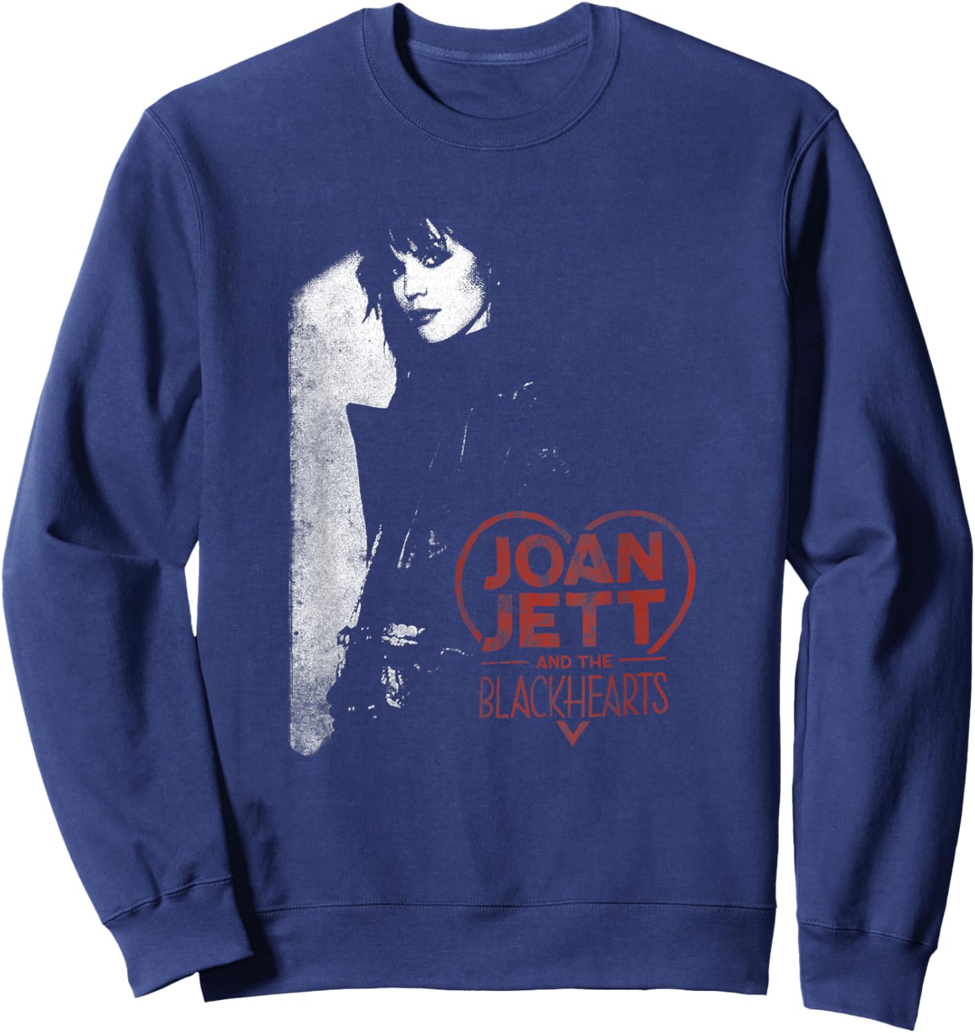 Joan Jett and the Black Hearts - Shadow , Black, S Sweatshirt - Sweatshirt | Navy