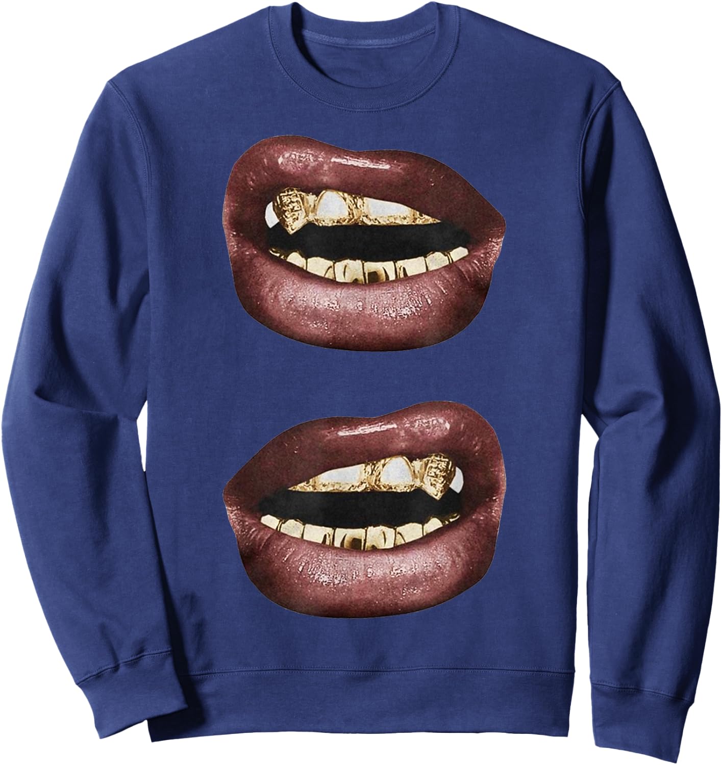 Grills Jewellery , Black, S Sweatshirt - Sweatshirt | Navy