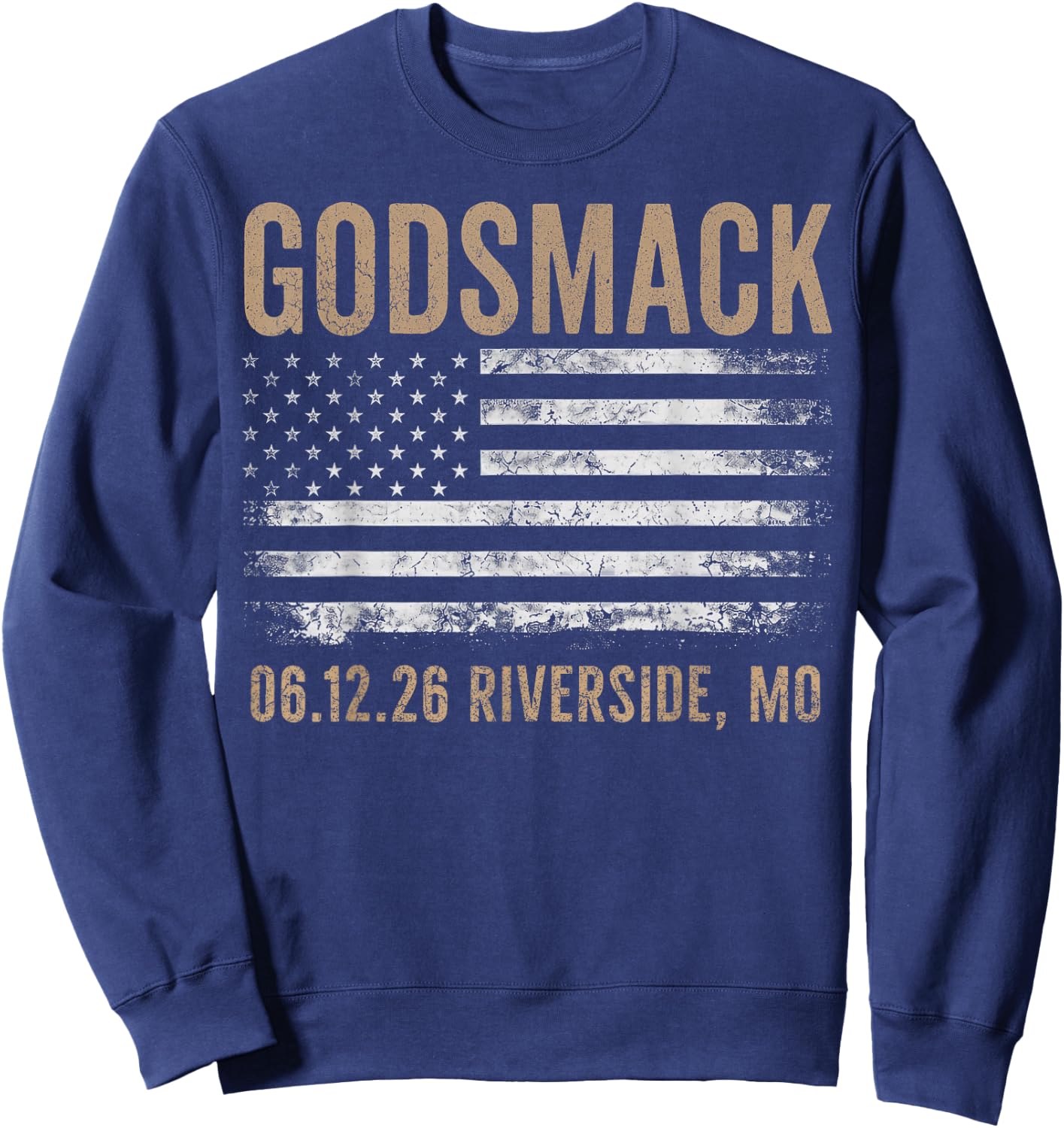 Godsmack The Rise of Rock 2026 Riverside Sweatshirt - Sweatshirt | Navy