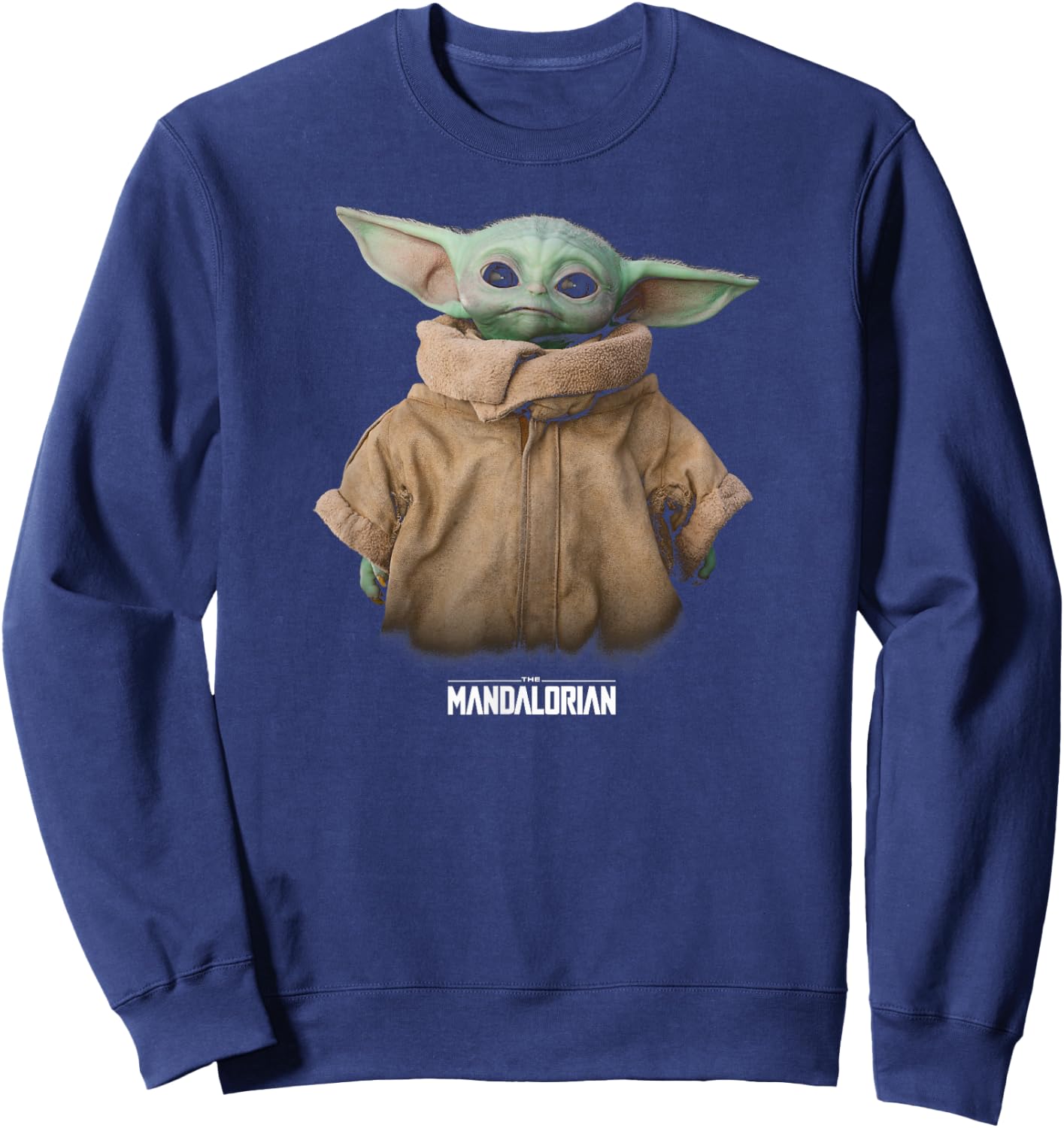 Star Wars Mandalorian Baby Yoda The Child , black Sweatshirt - Sweatshirt | Navy