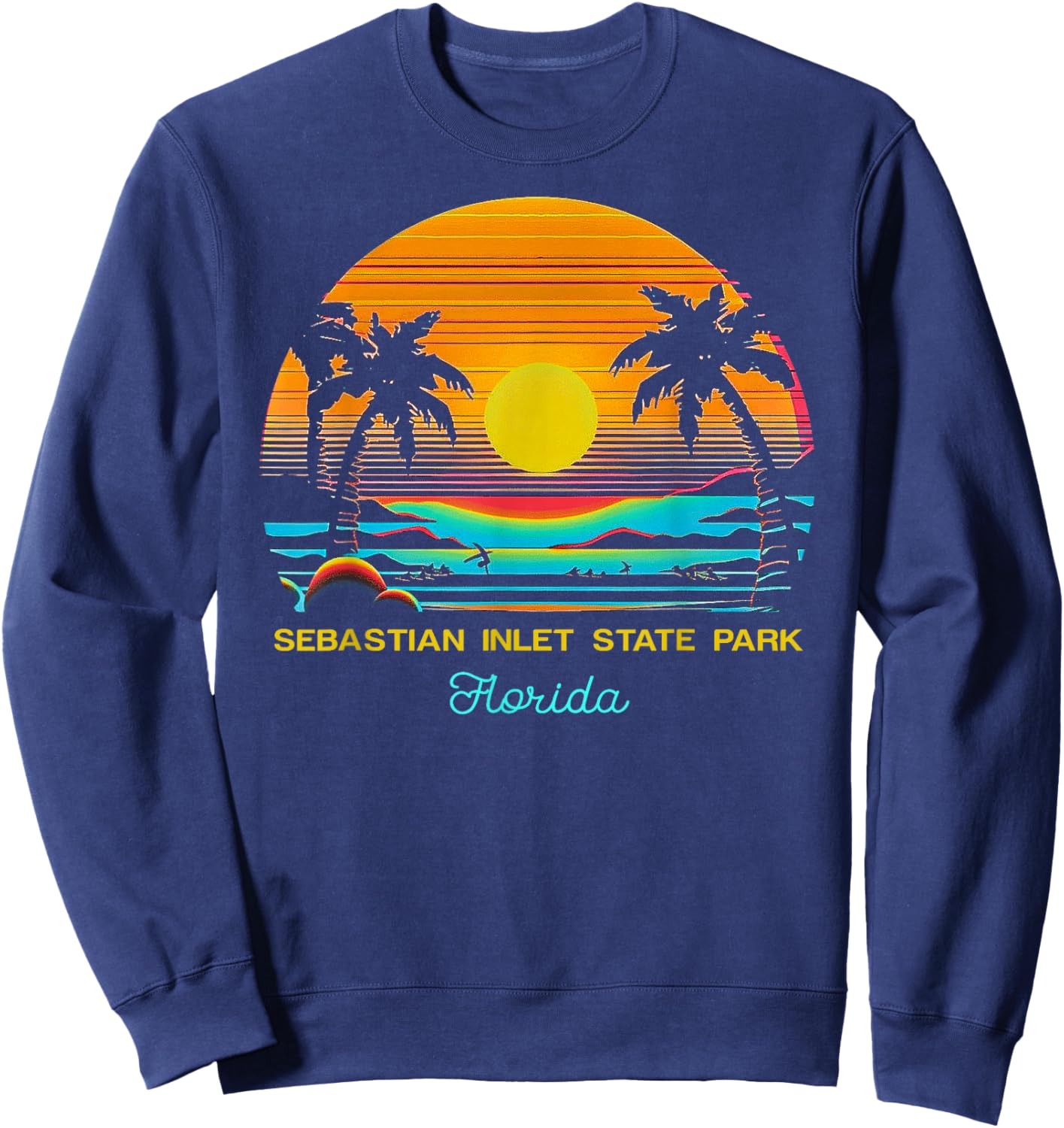 Sebastian Inlet State Park Florida Sweatshirt - Sweatshirt | Navy