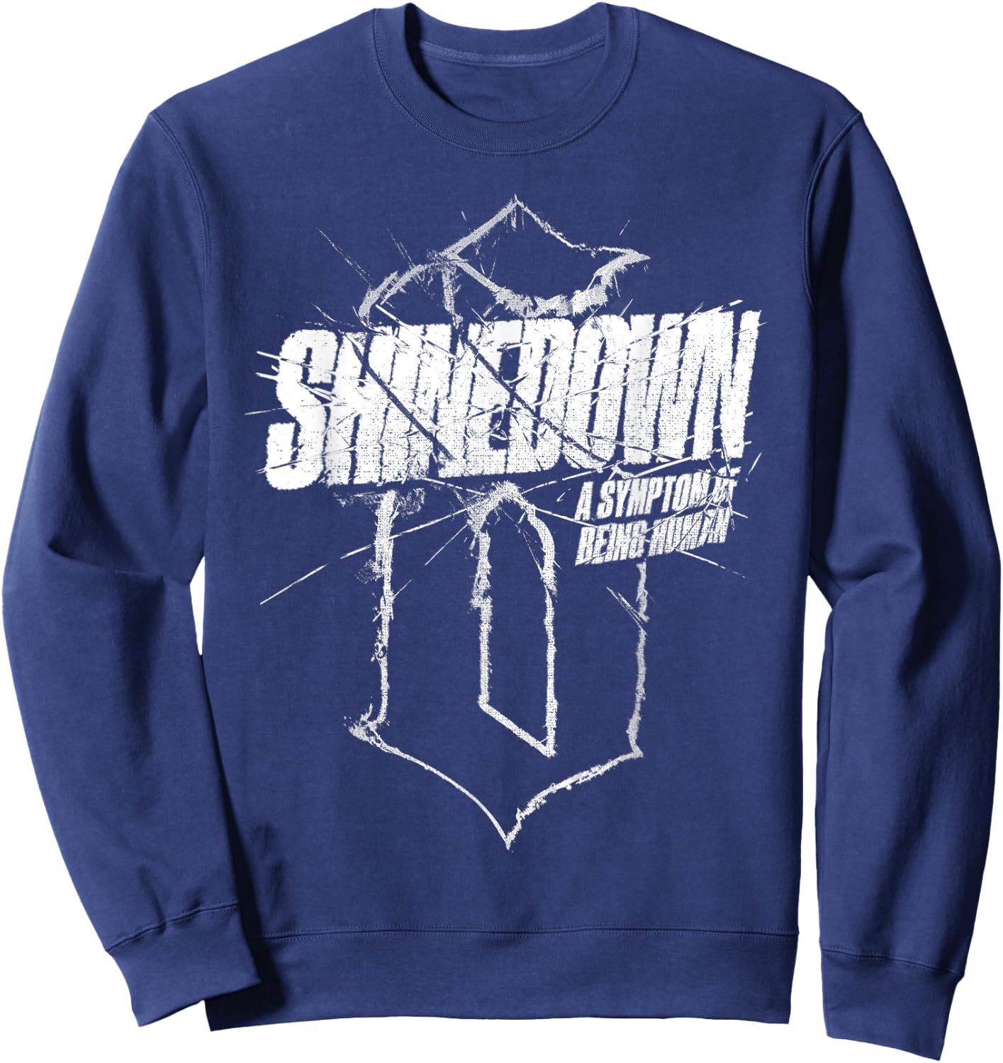Shinedown Shattered Logo Sweatshirt - Sweatshirt | Navy