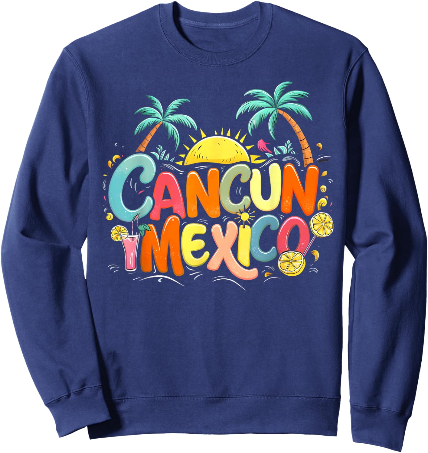 Cancun Mexico Sweatshirt - Sweatshirt | Navy
