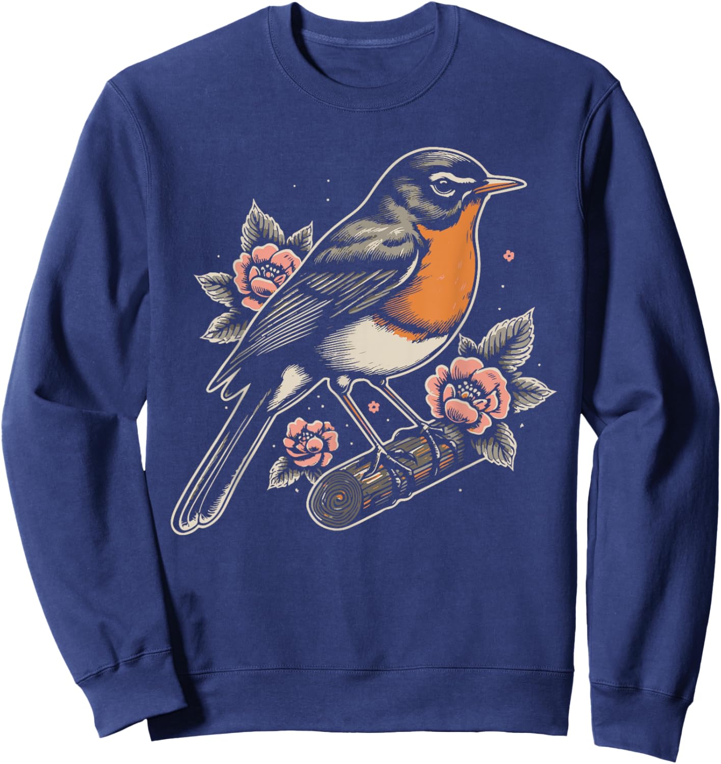 American Robin Vintage Sweatshirt - Sweatshirt | Navy