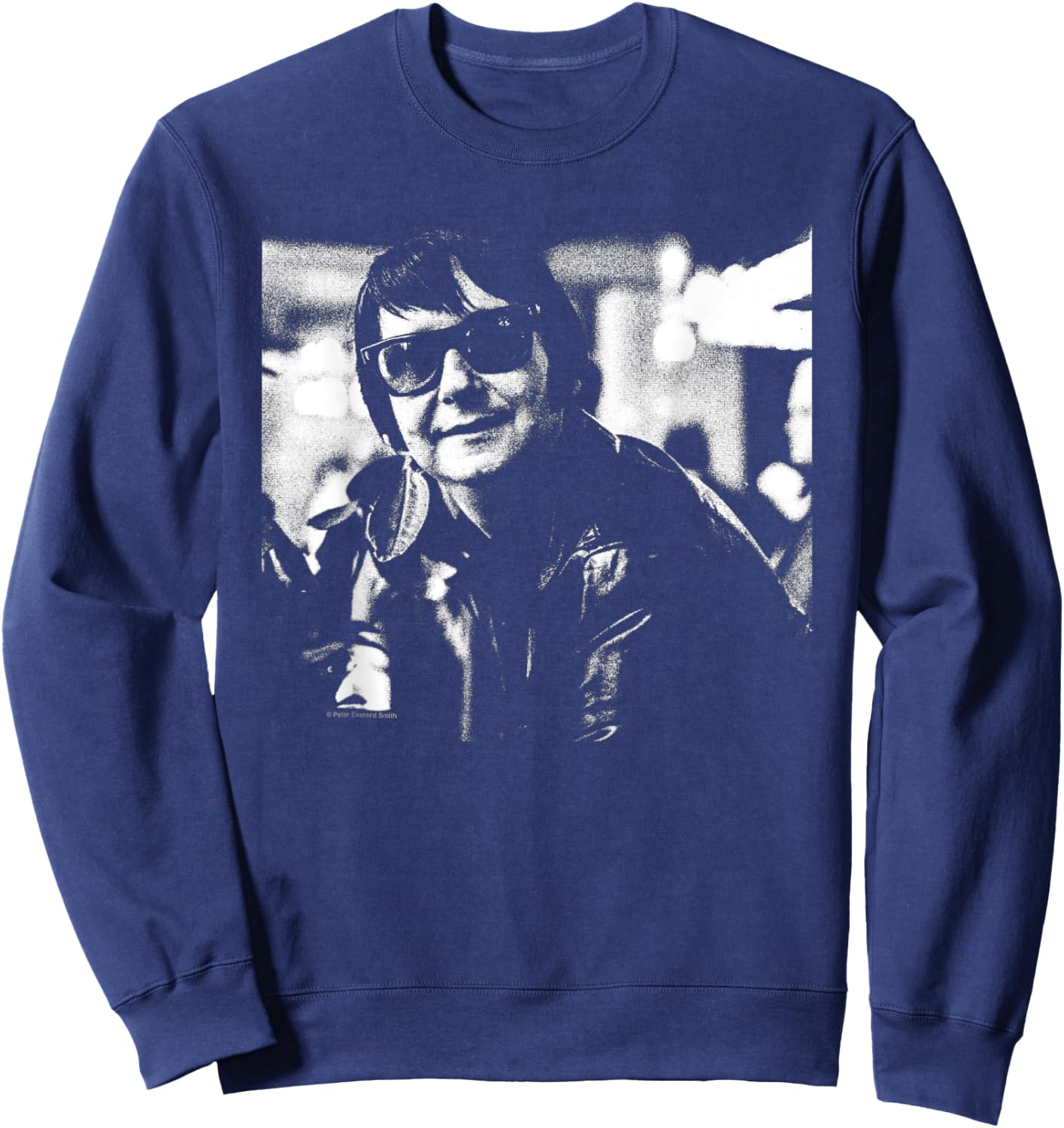 Roy Orbison Schwarz-Weiß-Foto von Everard Smith Sweatshirt - Sweatshirt | Navy