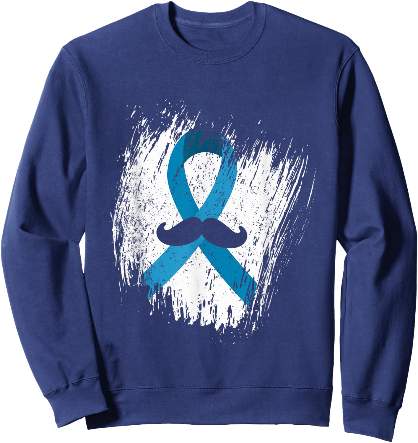 Moustache Prostate Cancer Awareness Sweatshirt - Sweatshirt | Navy
