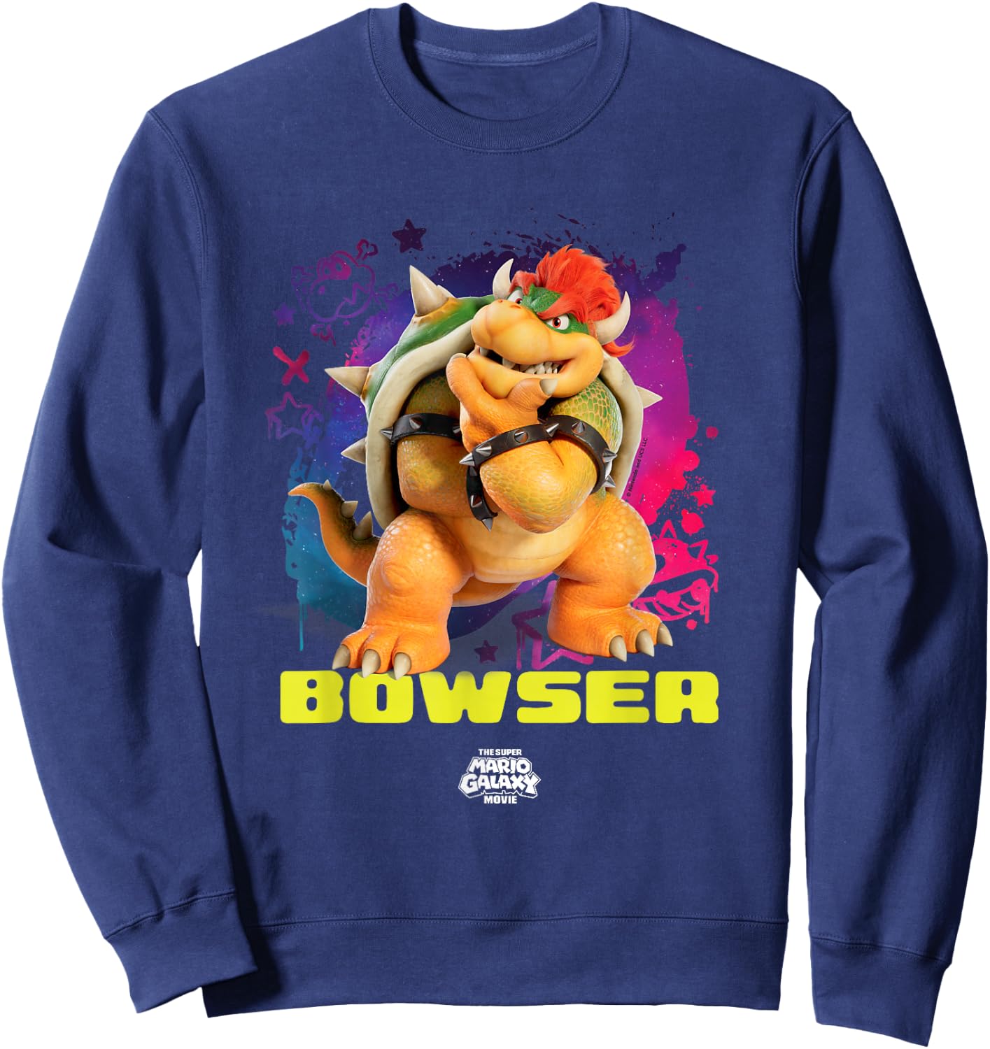 The Super Mario Galaxy Movie Cool Bowser Sweatshirt - Sweatshirt | Navy