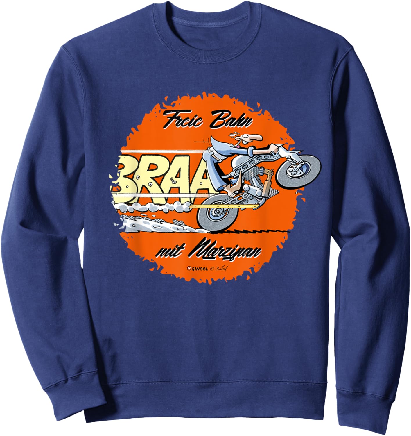 WERNER Freie Bahn with Marzipan , black Sweatshirt - Sweatshirt | Navy