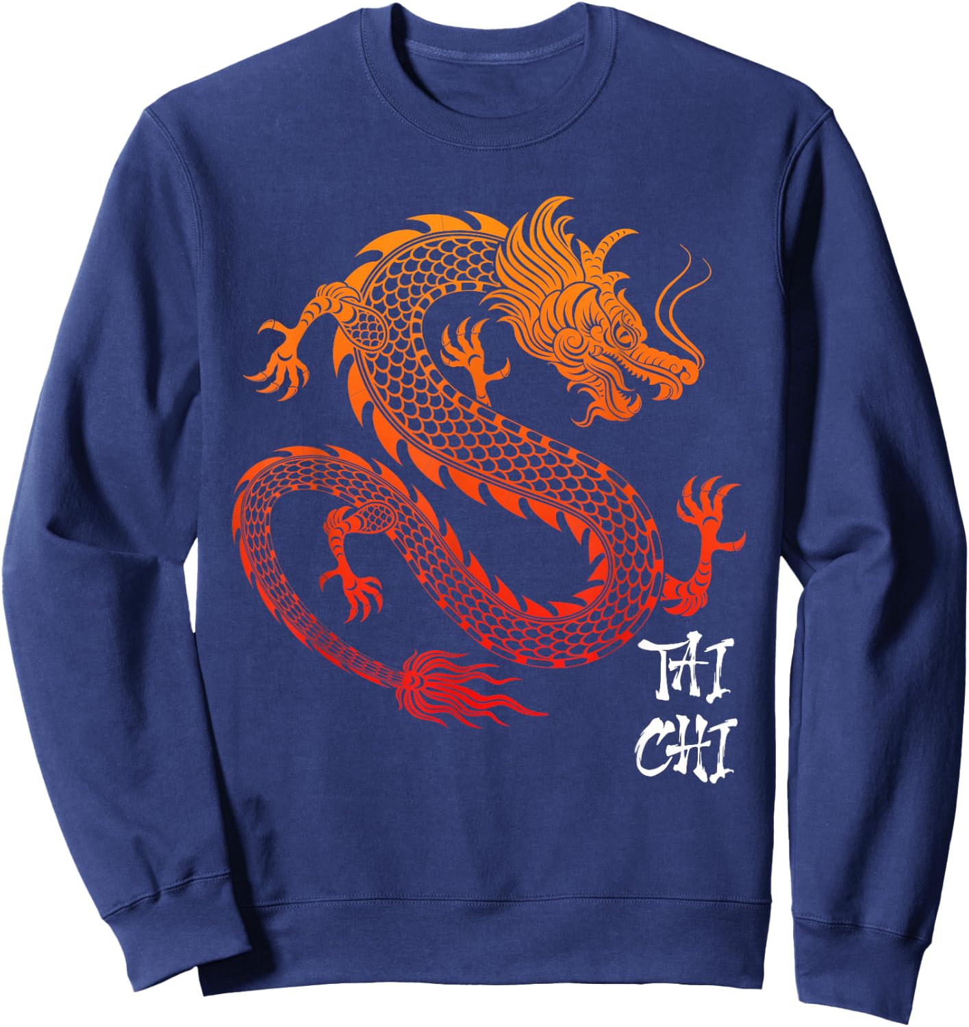 Tai Chi Martial Arts Chinese Shaolin Master Shaolin , black Sweatshirt - Sweatshirt | Navy