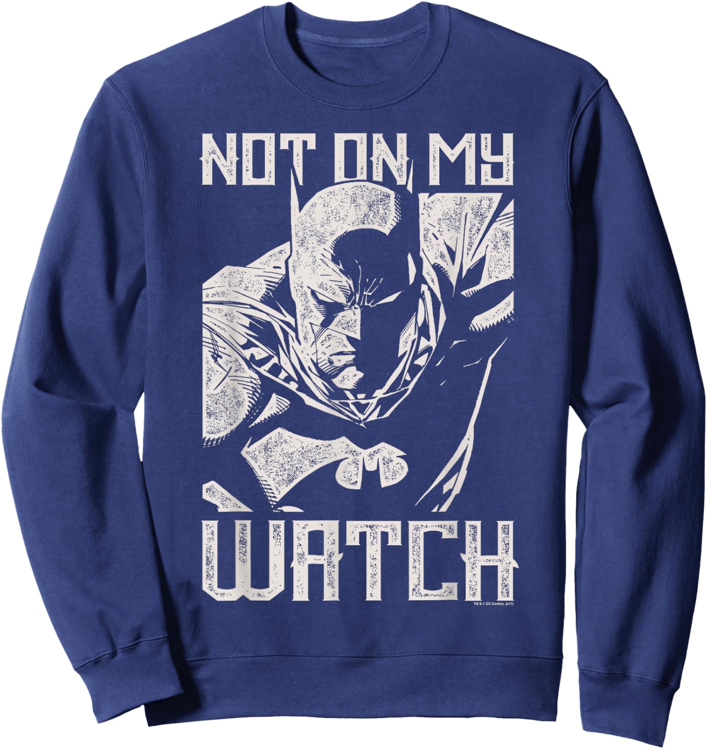 Batman Not On My Watch Illustration Sweatshirt - Sweatshirt | Navy