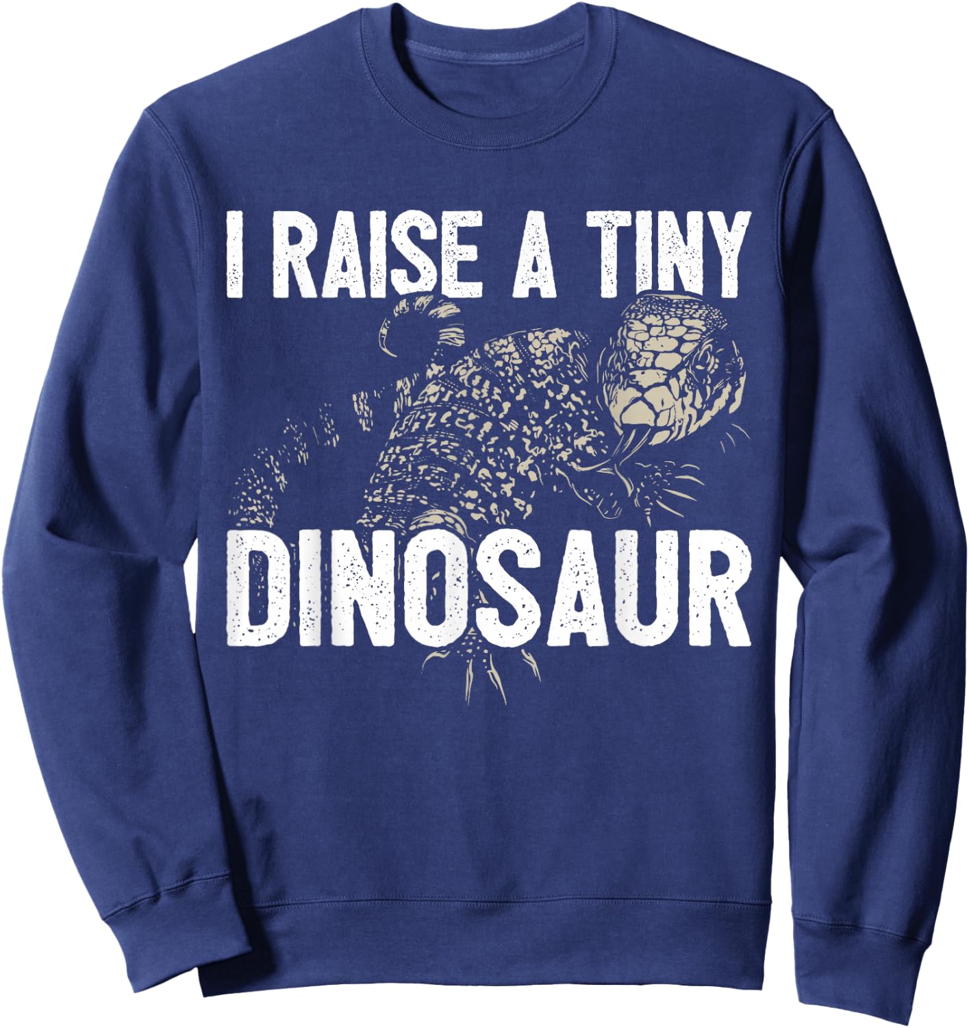 Tegu Lover I Tegu Lizard I Funny Giant Tegu Sweatshirt - Sweatshirt | Navy