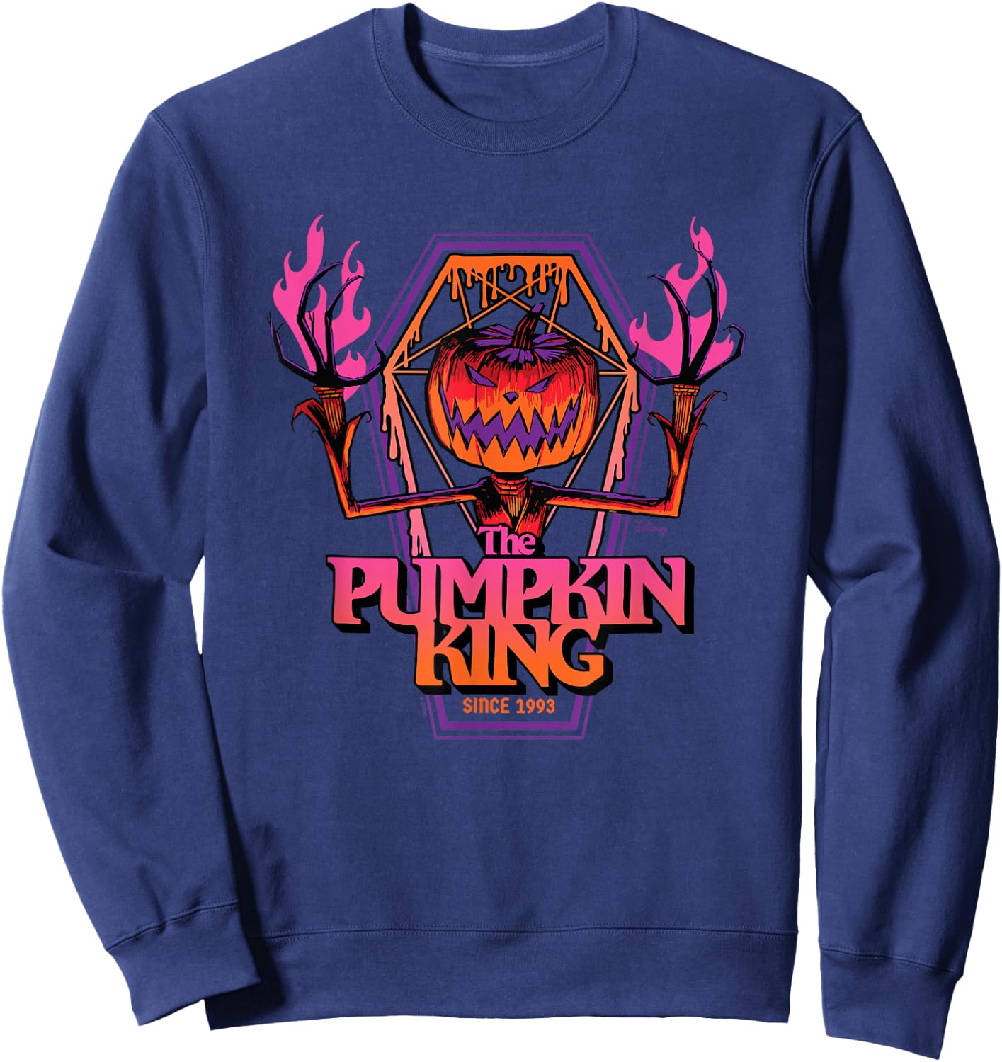 The Nightmare Before Christmas - Pumpkin King 1993 Coffin Sweatshirt - Sweatshirt | Navy