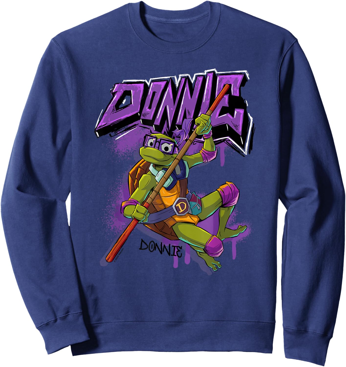 Tales of the Teenage Mutant Ninja Turtles Donnie Graffiti Sweatshirt - Sweatshirt | Navy