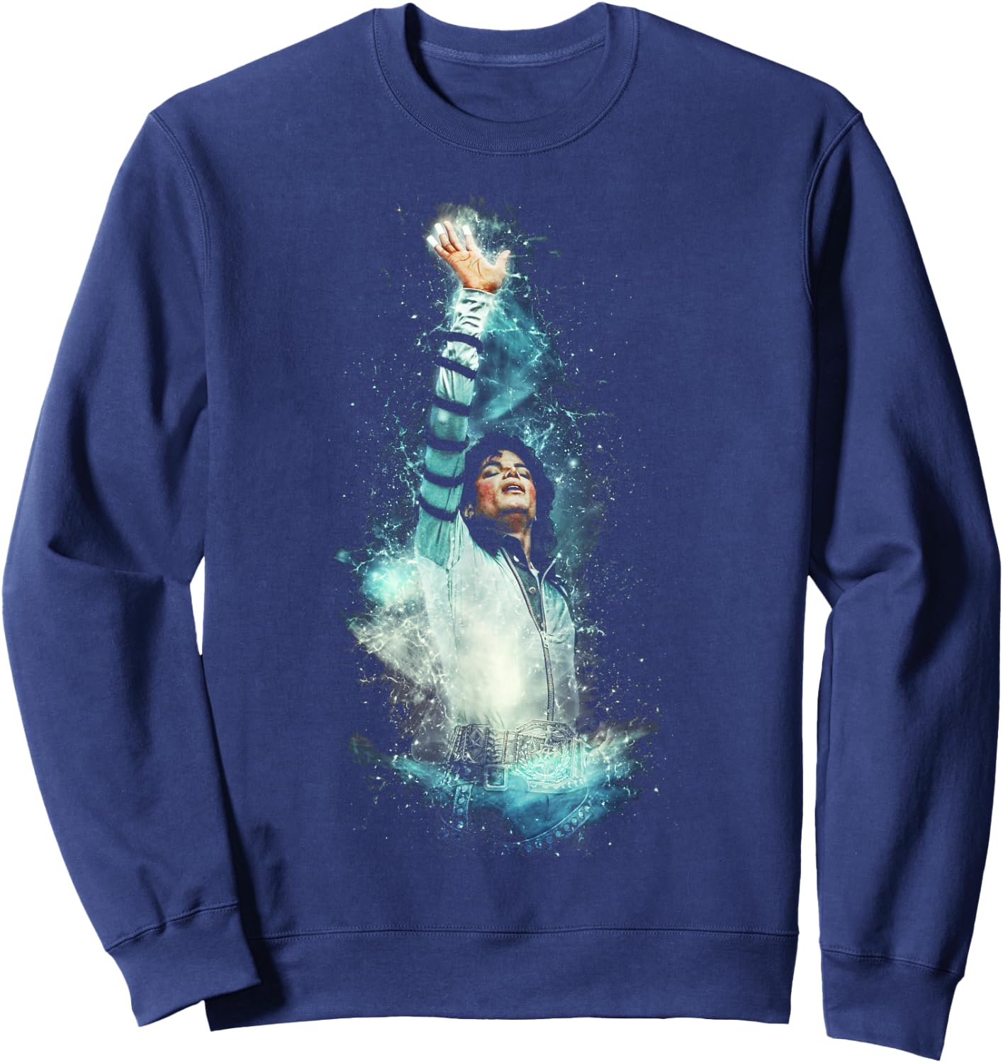 Michael Jackson Bad World Tour 1988 , Black, , S Sweatshirt - Sweatshirt | Navy