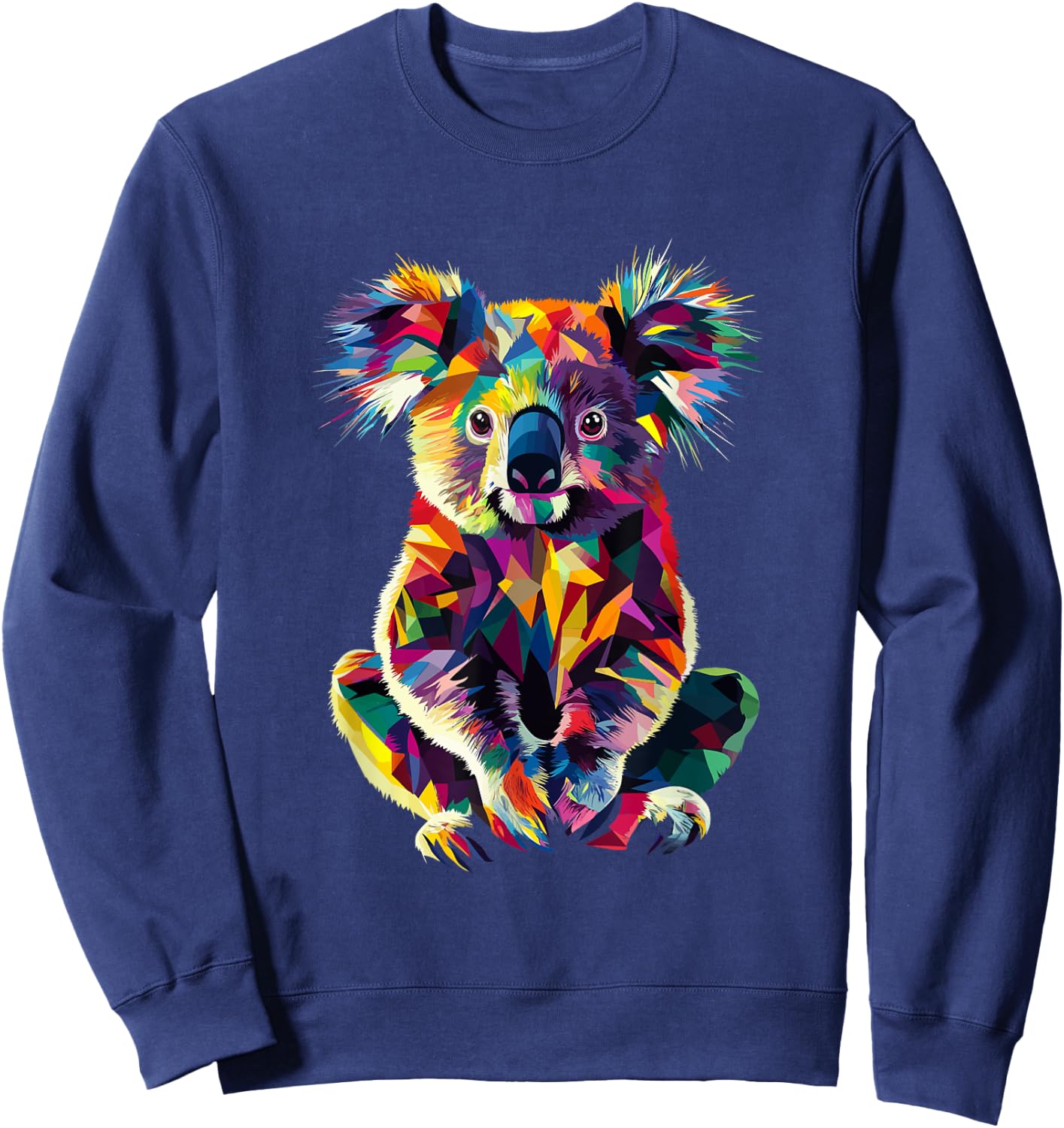 Koala Color Pop Art Koala Lovers Sweatshirt - Sweatshirt | Navy