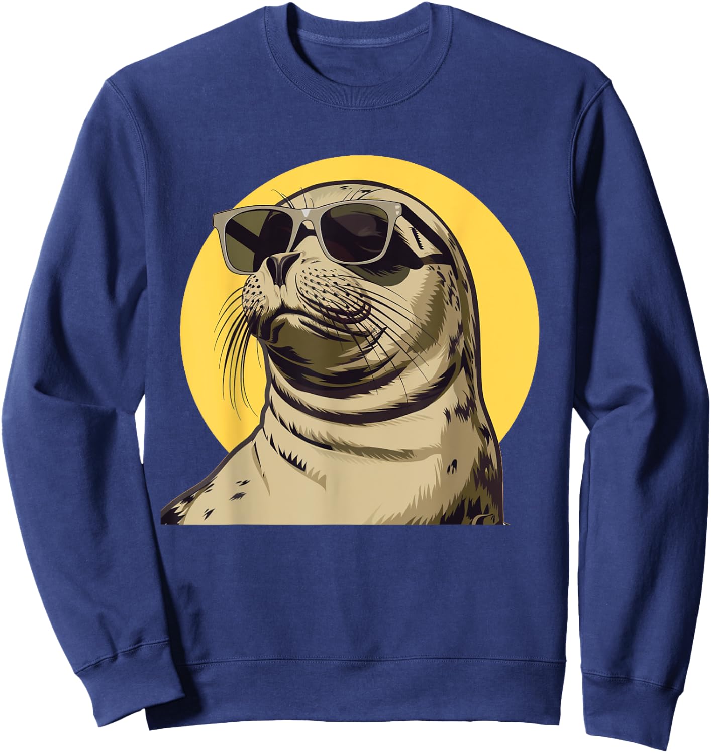 Perfect seal outfit with sunglasses for boys and girls Sweatshirt - Sweatshirt | Navy