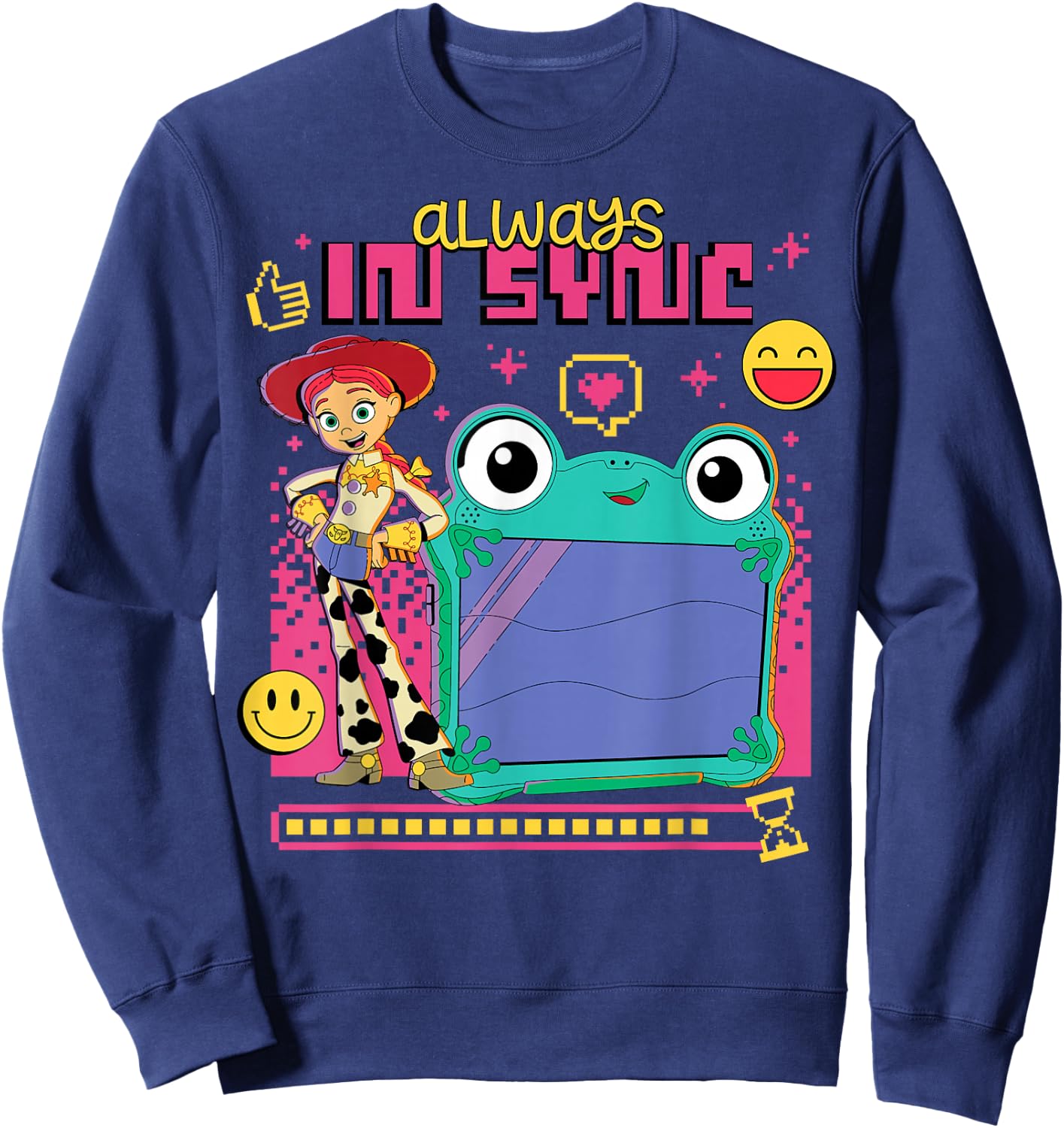 Disney Pixar Toy Story 5 Always in Sync Jessie and Lilypad Sweatshirt - Sweatshirt | Navy