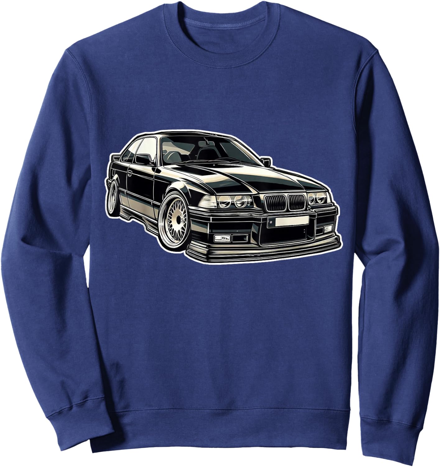 Alte Deutsche Klassische Autos Tuning E36 , Black, S Sweatshirt - Sweatshirt | Navy