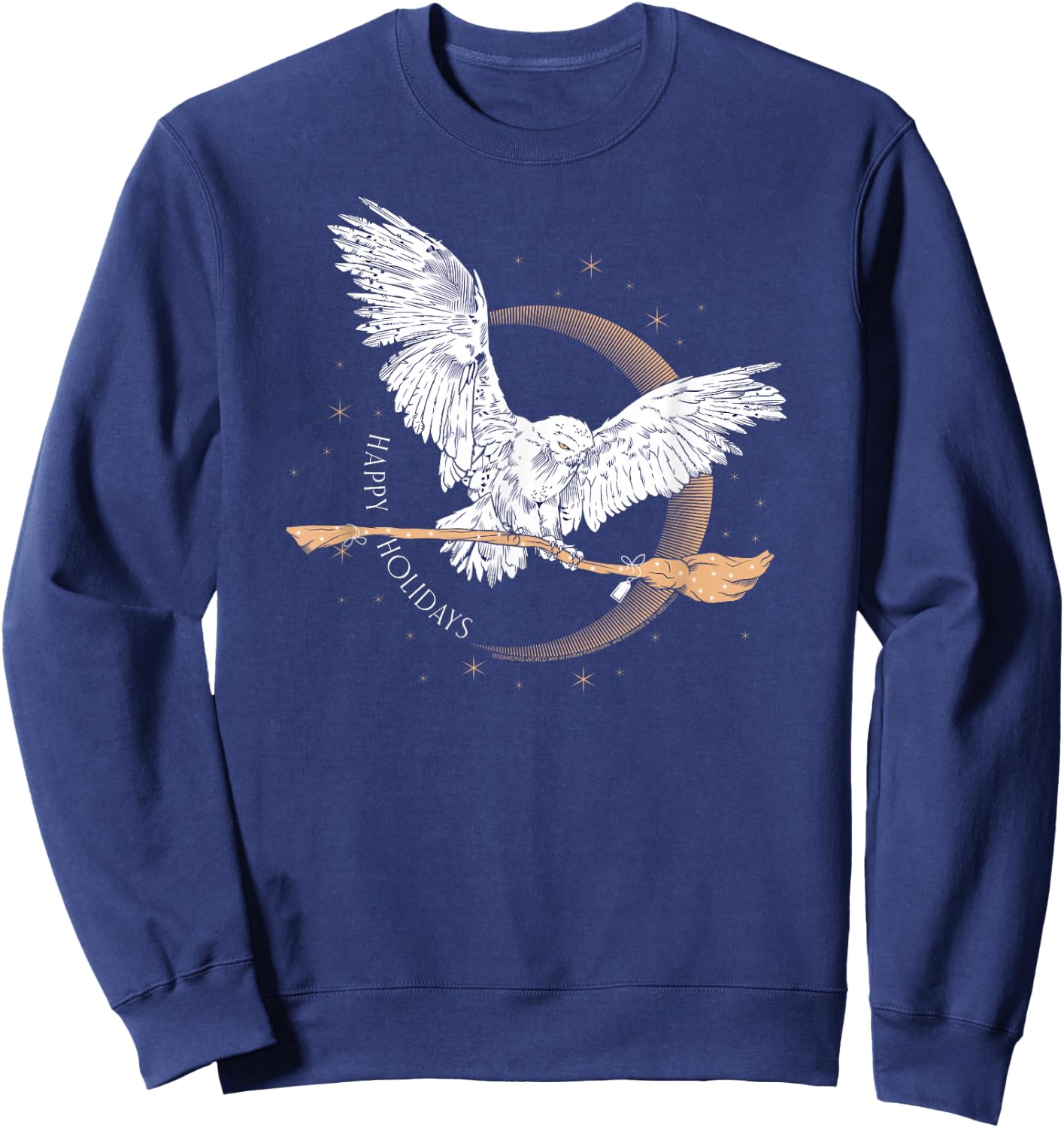 Harry Potter Happy Holidays Hedwig Sweatshirt - Sweatshirt | Navy