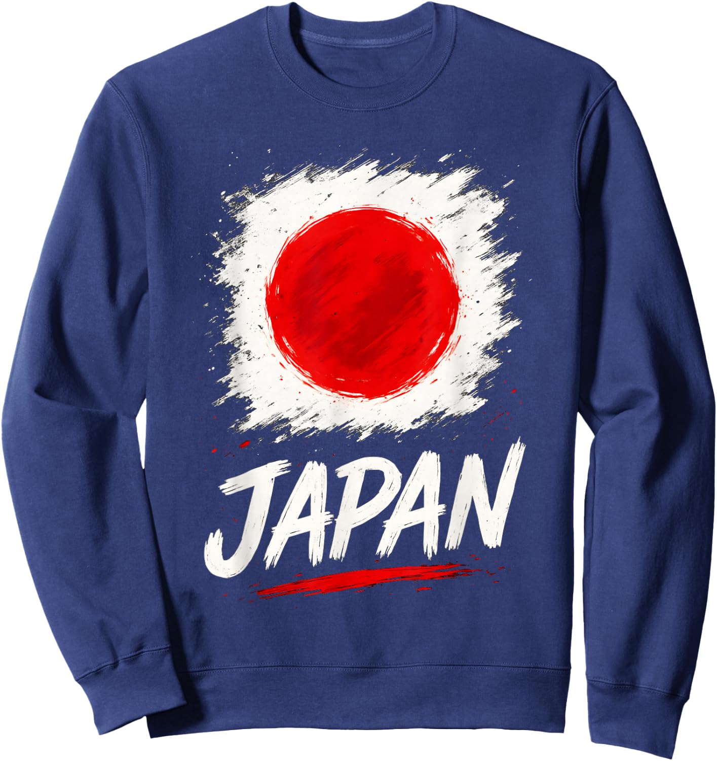 Japan Japanese Flag Sweatshirt - Sweatshirt | Navy