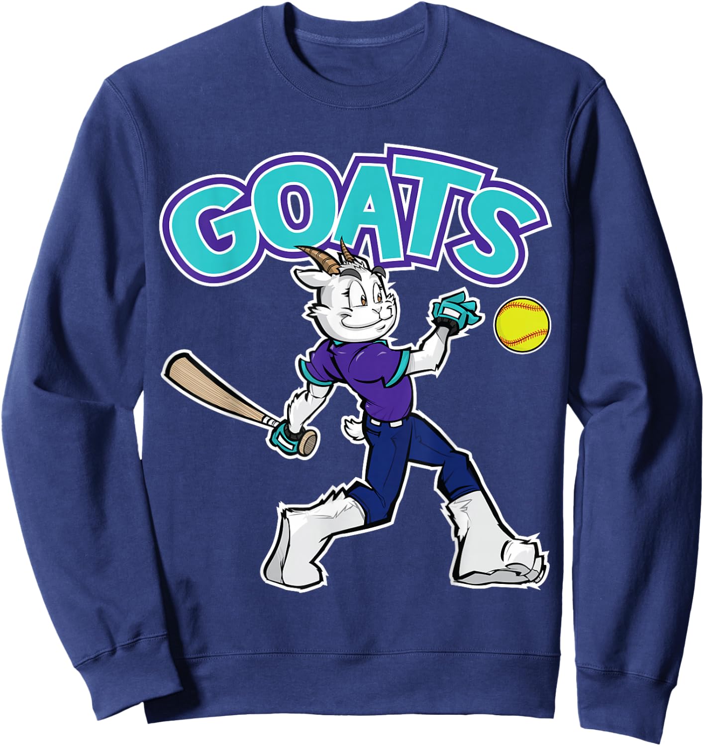 GOATS Softball Sweatshirt - Sweatshirt | Navy