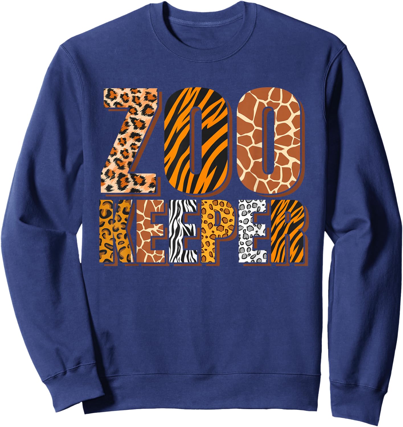 Zookeeper Zoo Keeper Zoologist Sweatshirt - Sweatshirt | Navy