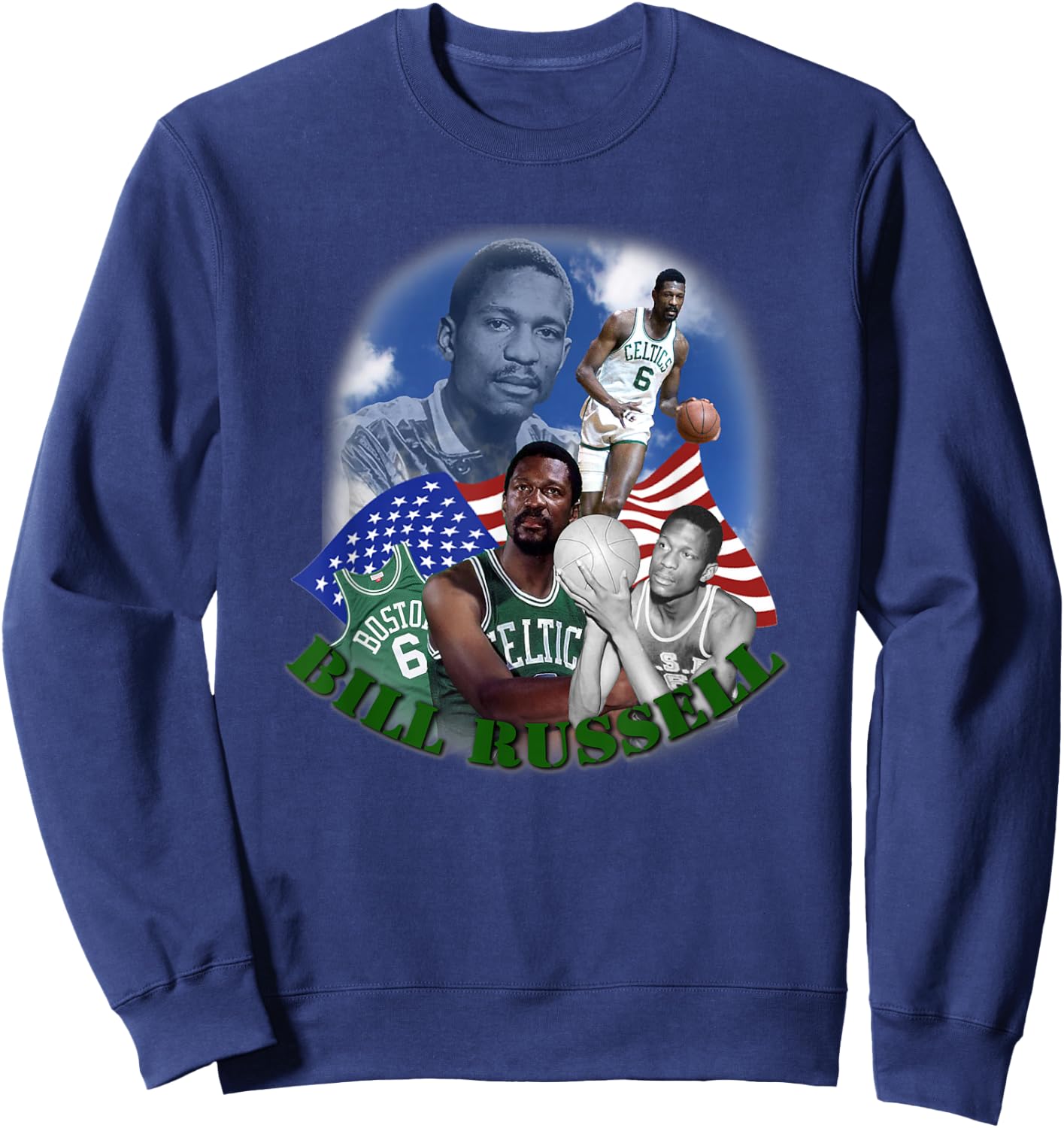 Bill Russell_010 Sweatshirt - Sweatshirt | Navy