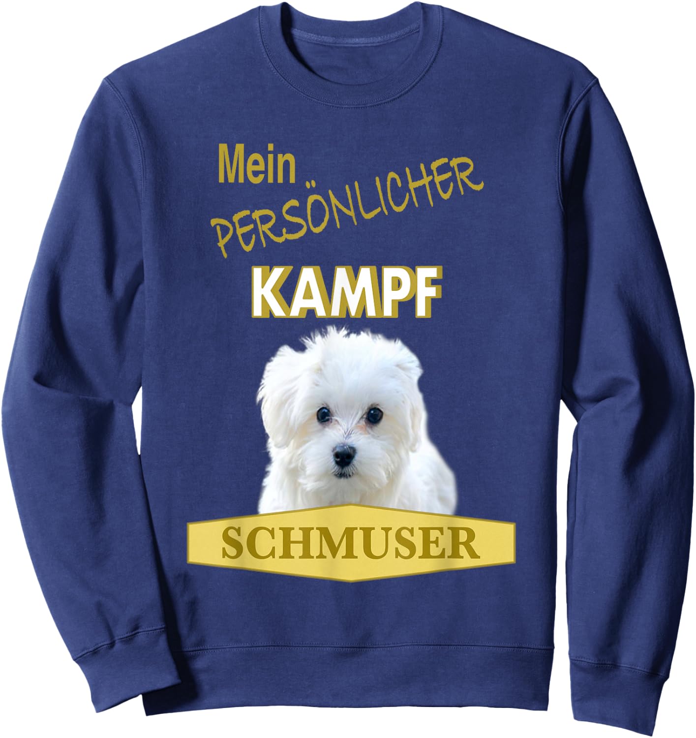 Malteser- – Malteser-Hund – Malteser Sweatshirt - Sweatshirt | Navy