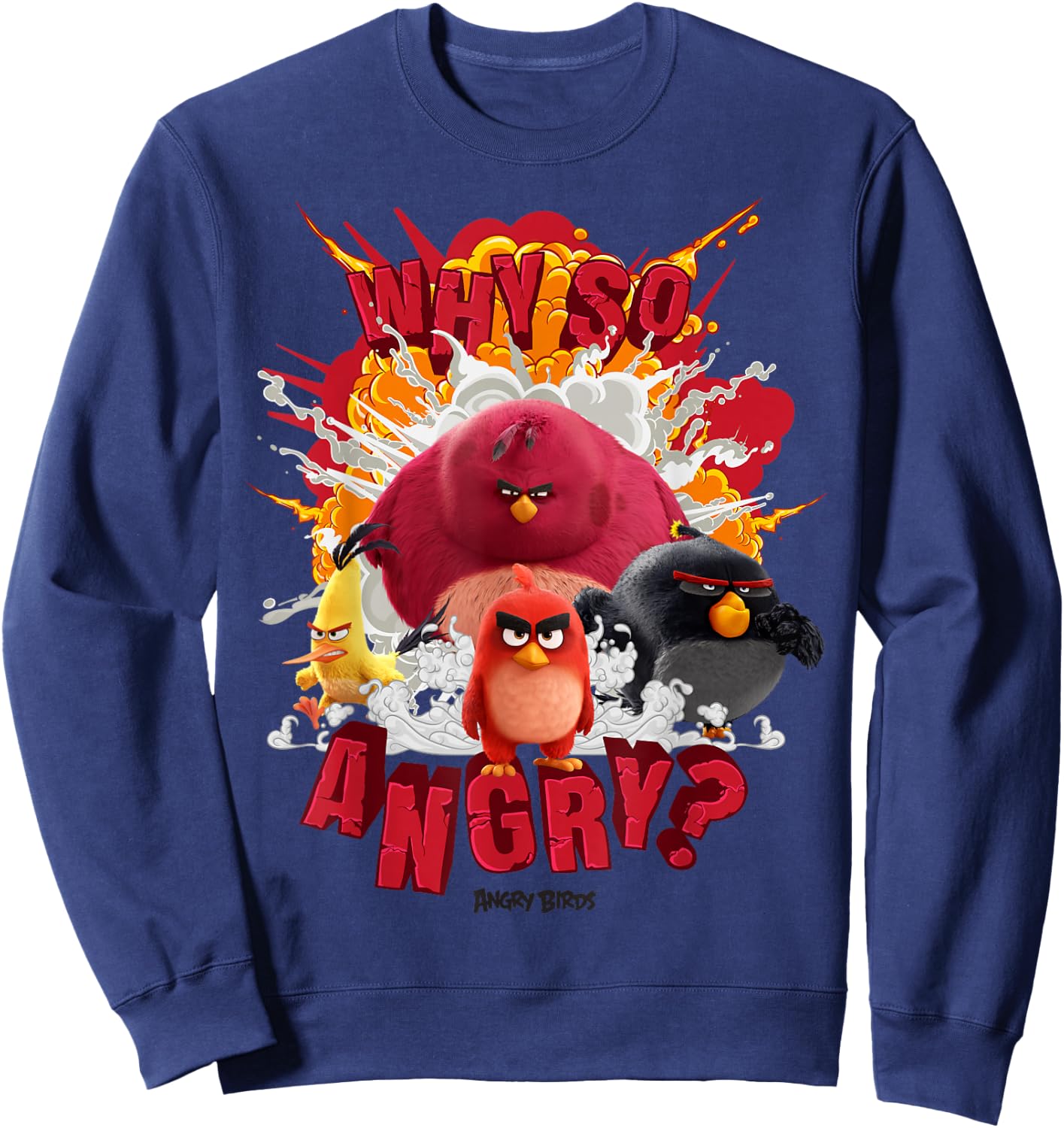 Angry Birds Why So Angry Sweatshirt - Sweatshirt | Navy