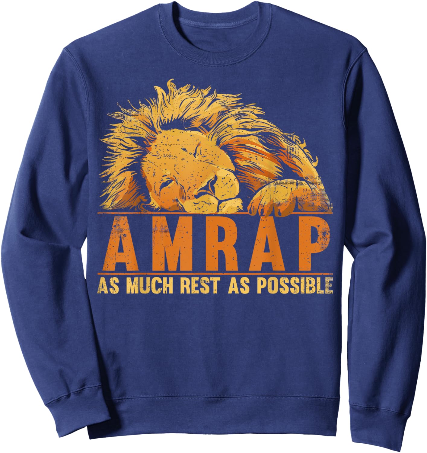 AMRAP As Much Rest As Possible Sweatshirt - Sweatshirt | Navy