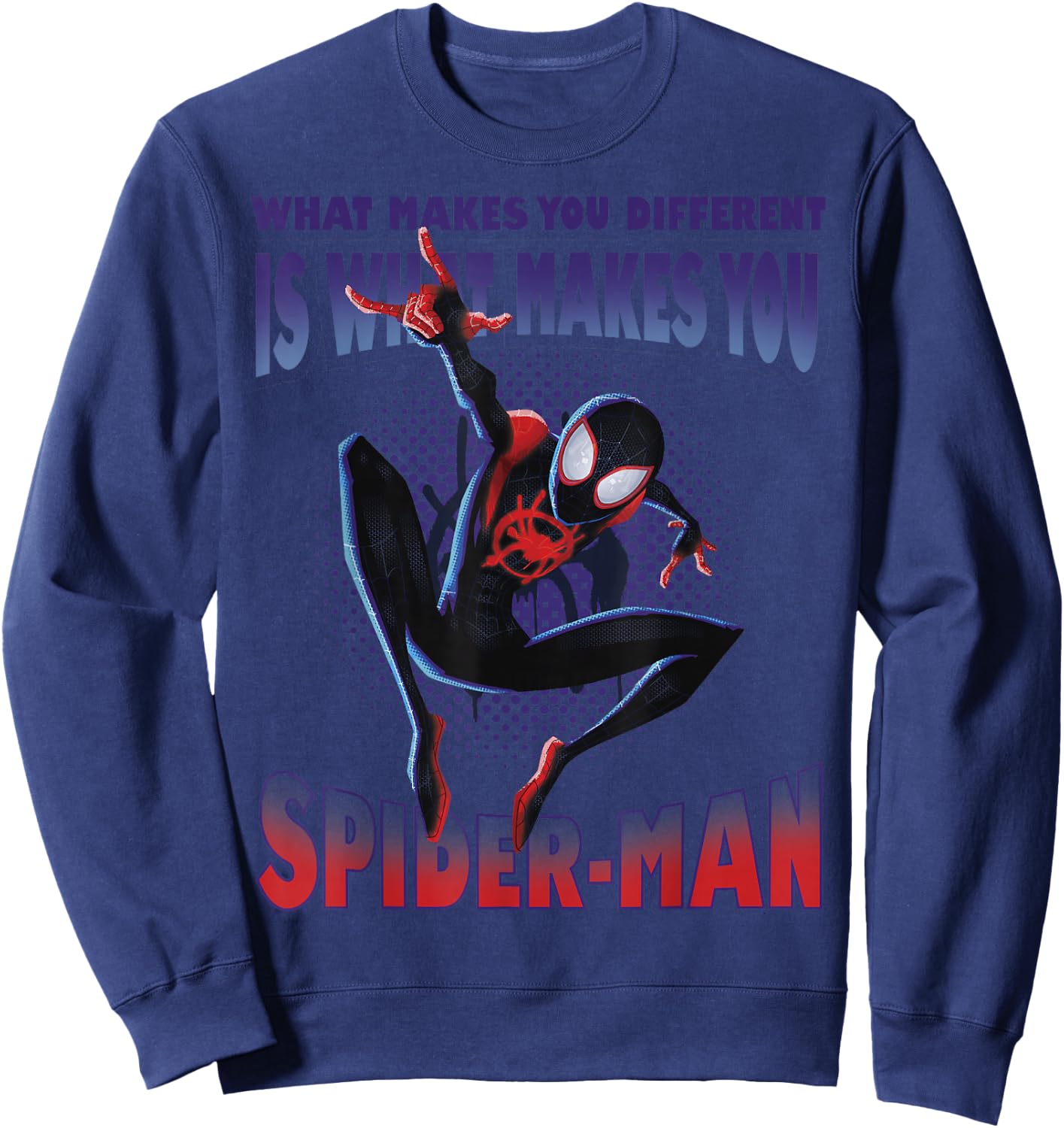 Marvel Spider-Man: Into The Spider-Verse What Makes You Sweatshirt - Sweatshirt | Navy