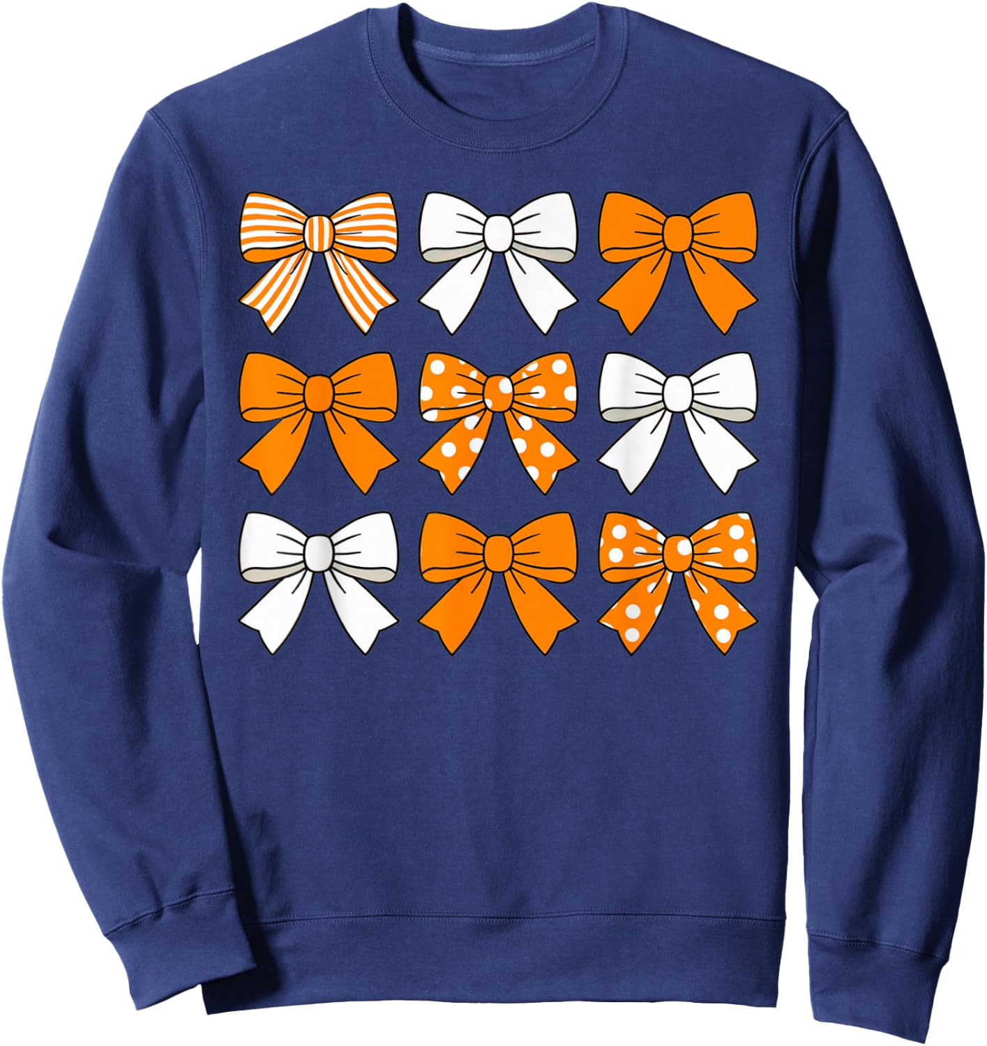 Cute Tennessee Coquette Vibes State Pride Women Girls Tween Sweatshirt - Sweatshirt | Navy