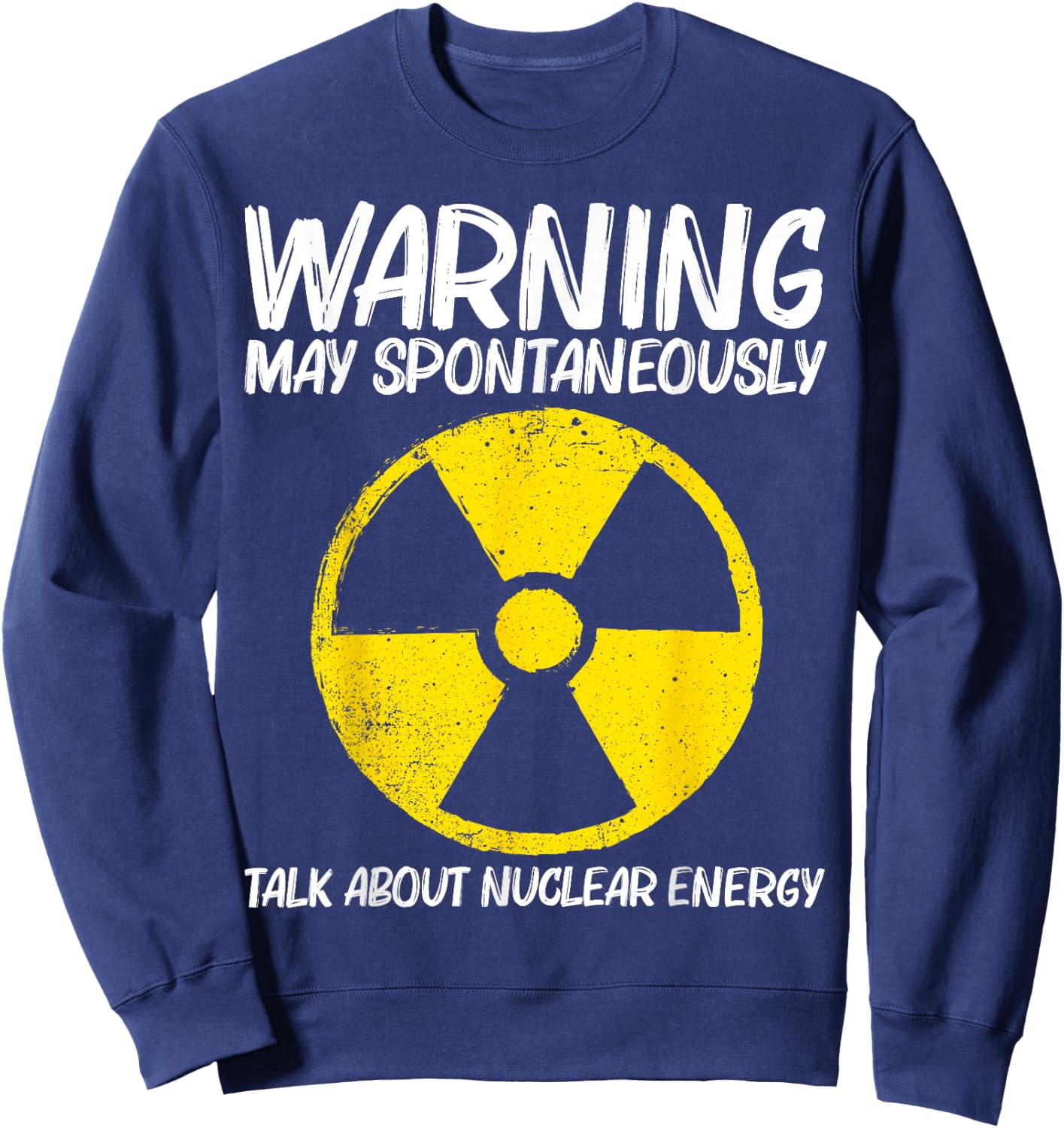 Cool Nuclear Energy Design Women Nuclear Power Plant Sweatshirt - Sweatshirt | Navy