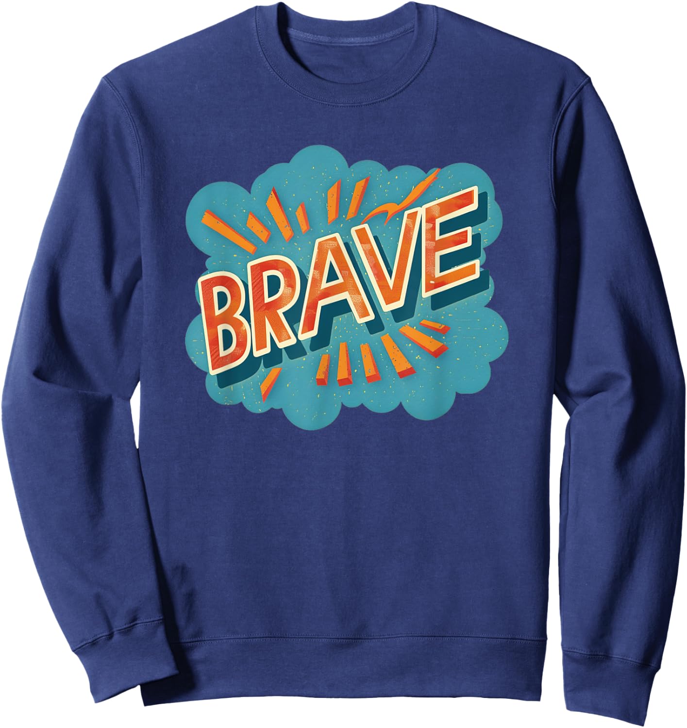 Brave Emblem Costume for cool Boys and Girls Sweatshirt - Sweatshirt | Navy