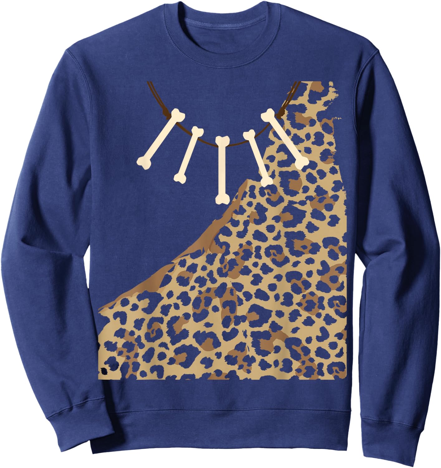 Caveman Costume Cosplay Cave Diving Hiker Explorer Sweatshirt - Sweatshirt | Navy