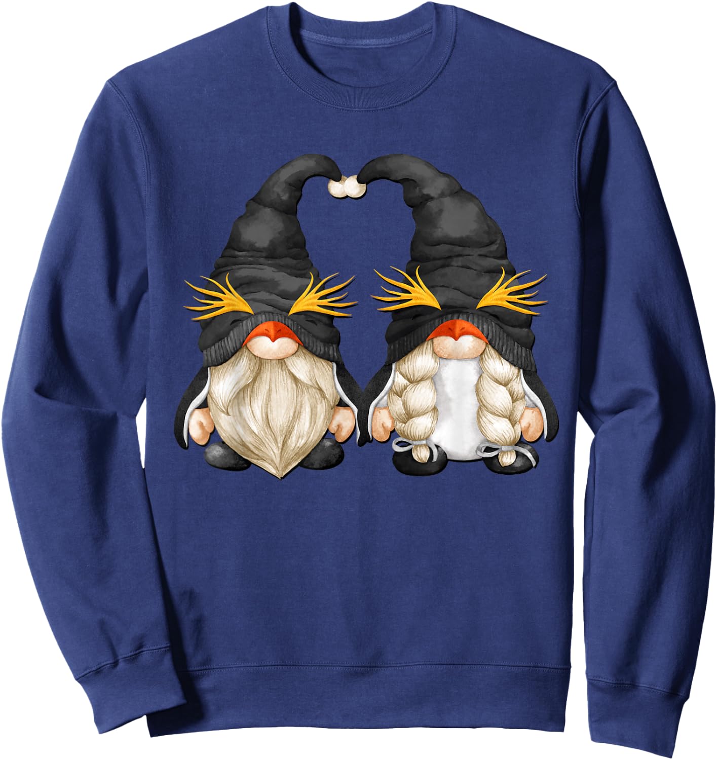 Penguin Gnome Costume And Men Funny Penguin Lover Sweatshirt - Sweatshirt | Navy