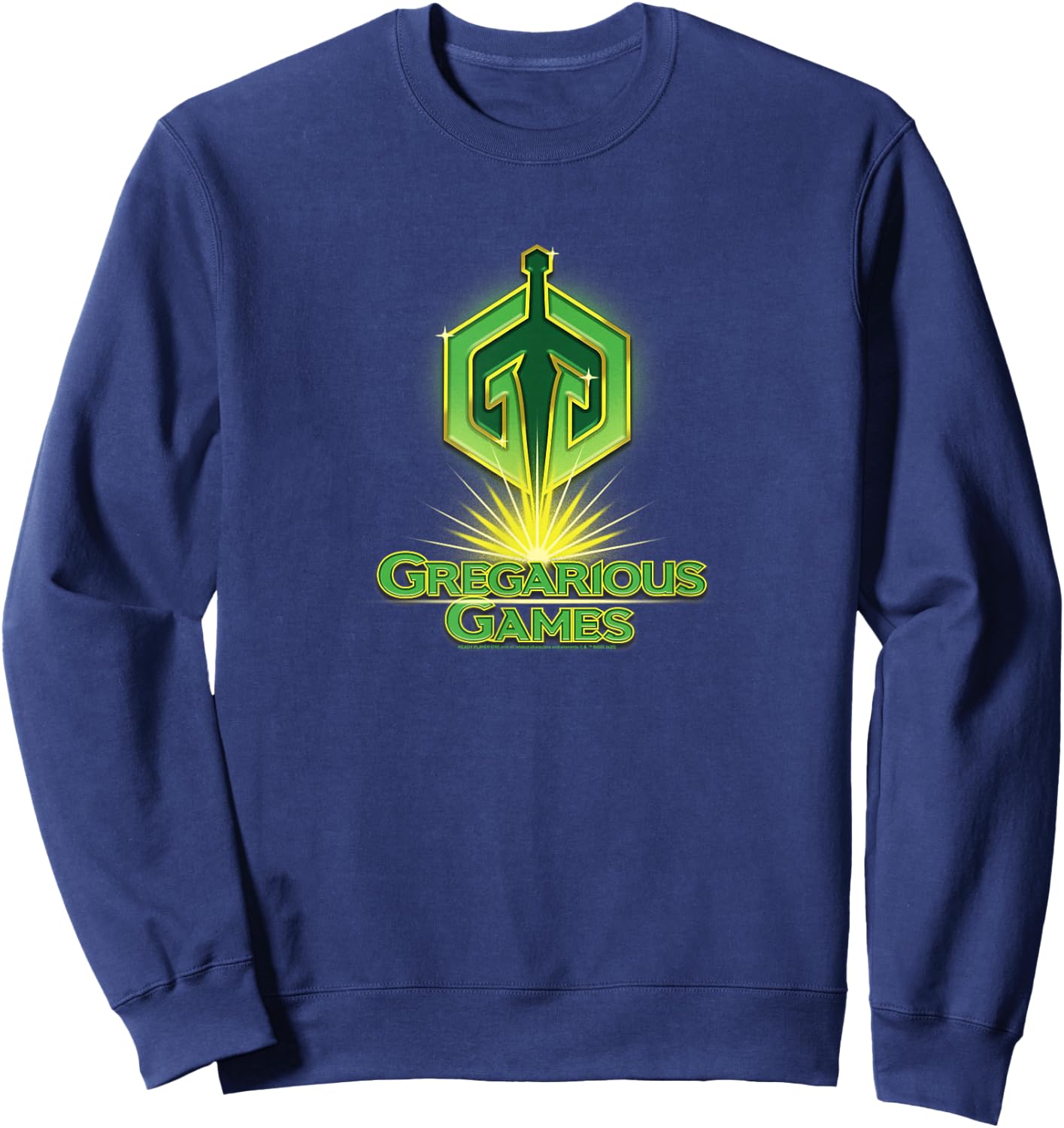 Ready Player One Gregarious Games Logo Sweatshirt - Sweatshirt | Navy