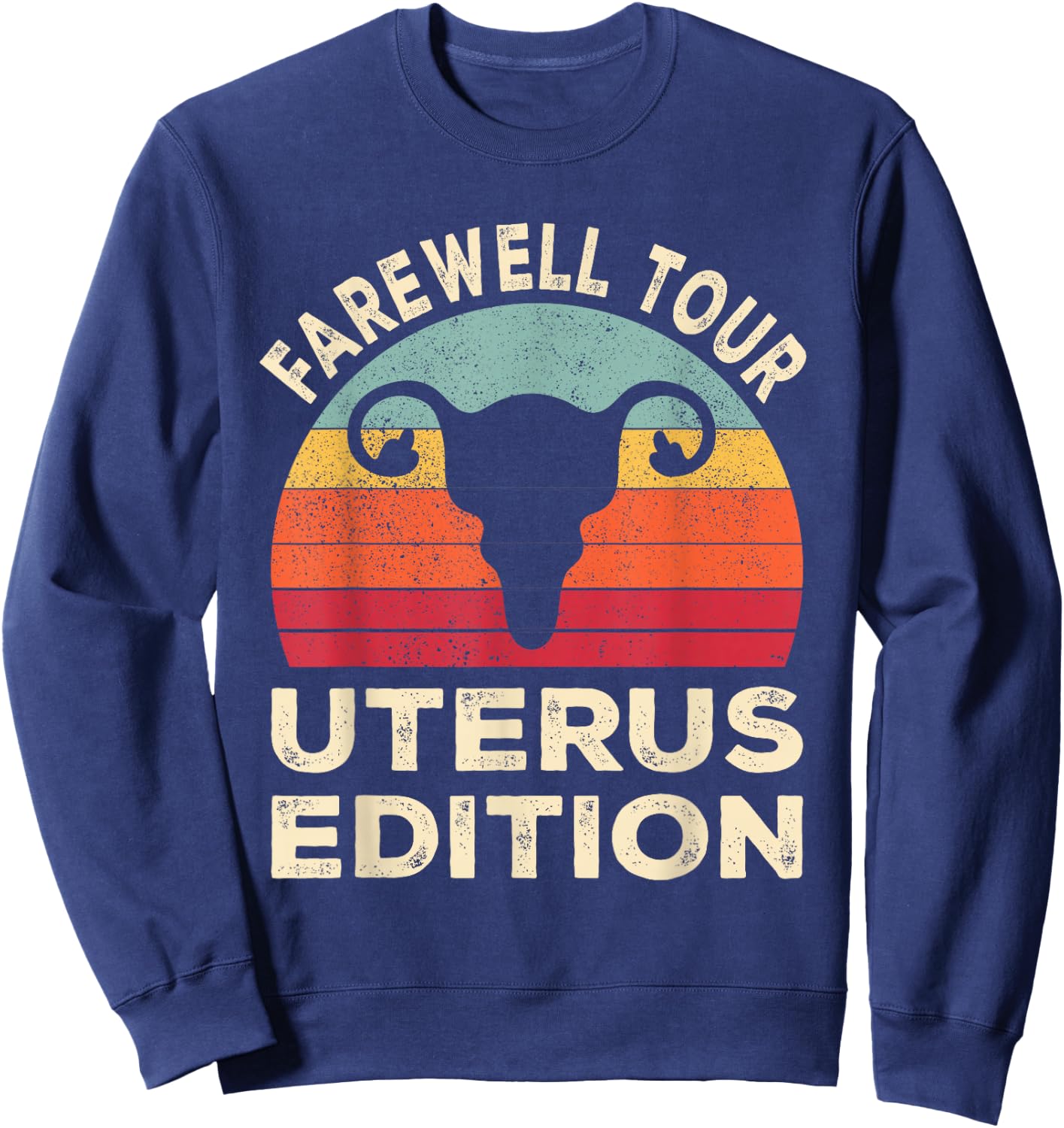 Hysterectomy Recovery Uterus Laparoscopic Hysterectomy Sweatshirt - Sweatshirt | Navy