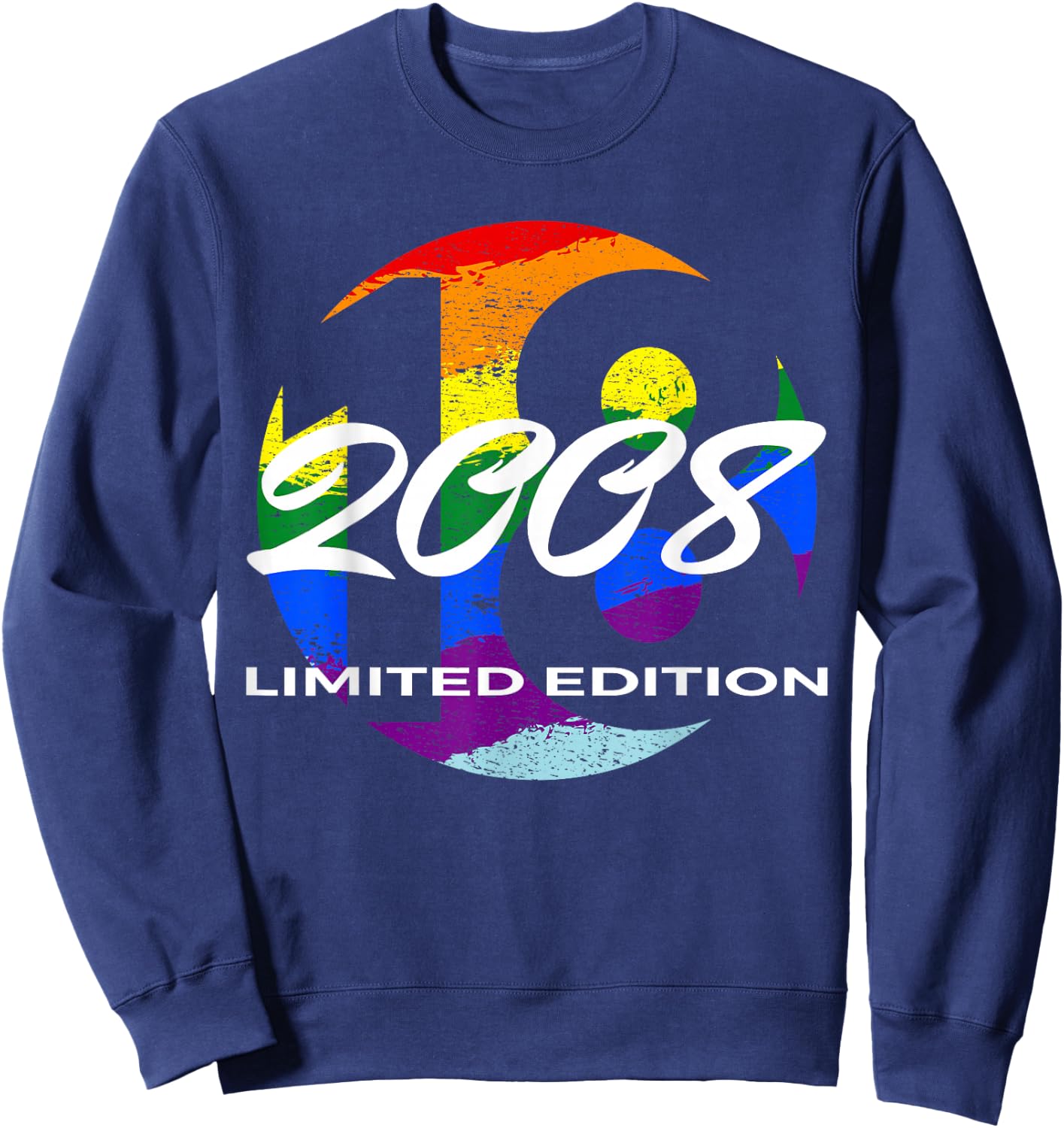 18. Geburtstag Mädchen Junge 18 Jahre 2008 Lustig Geschenk Sweatshirt - Sweatshirt | Navy