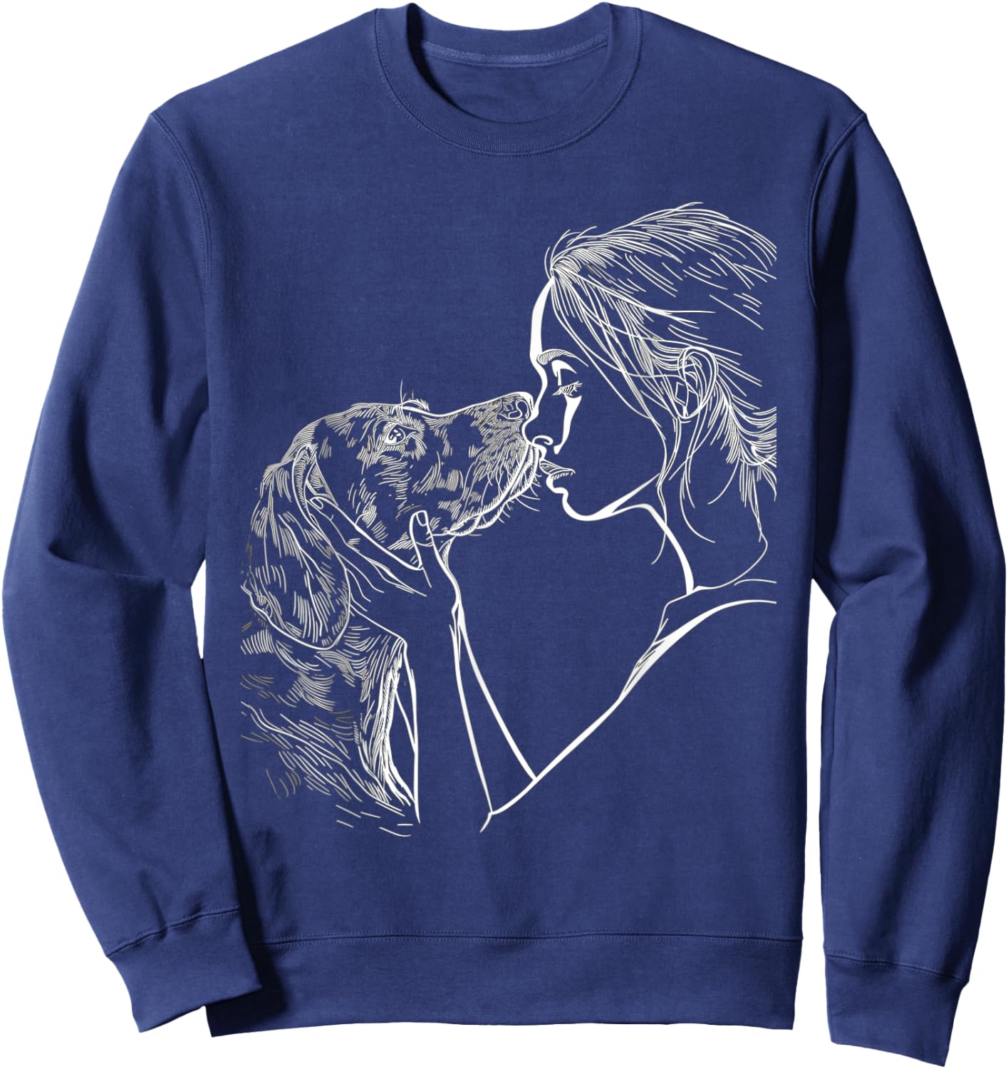 German Shorthaired Pointer Mom GSP Dog Lover Mother's Day Sweatshirt - Sweatshirt | Navy