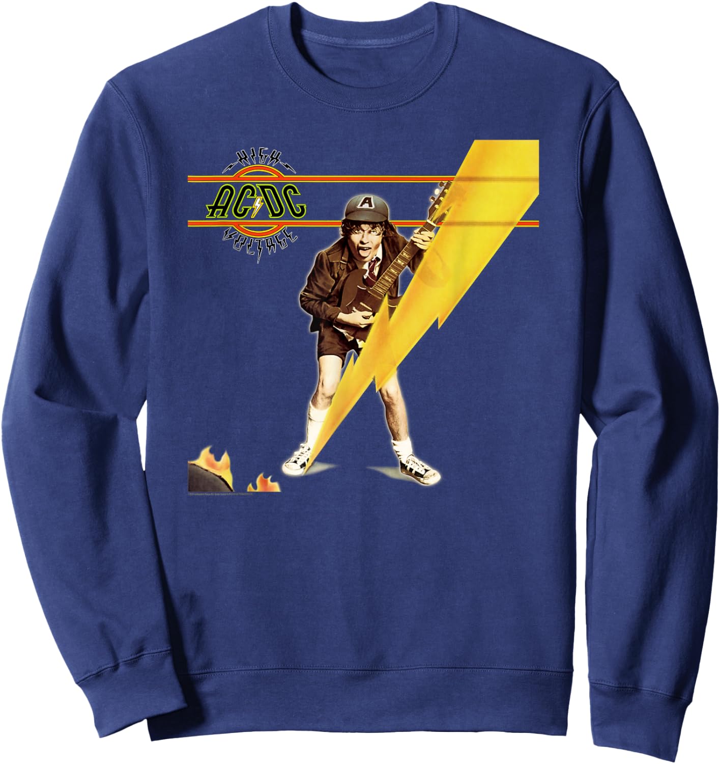 AC/DC High Voltage Albumcover Sweatshirt - Sweatshirt | Navy