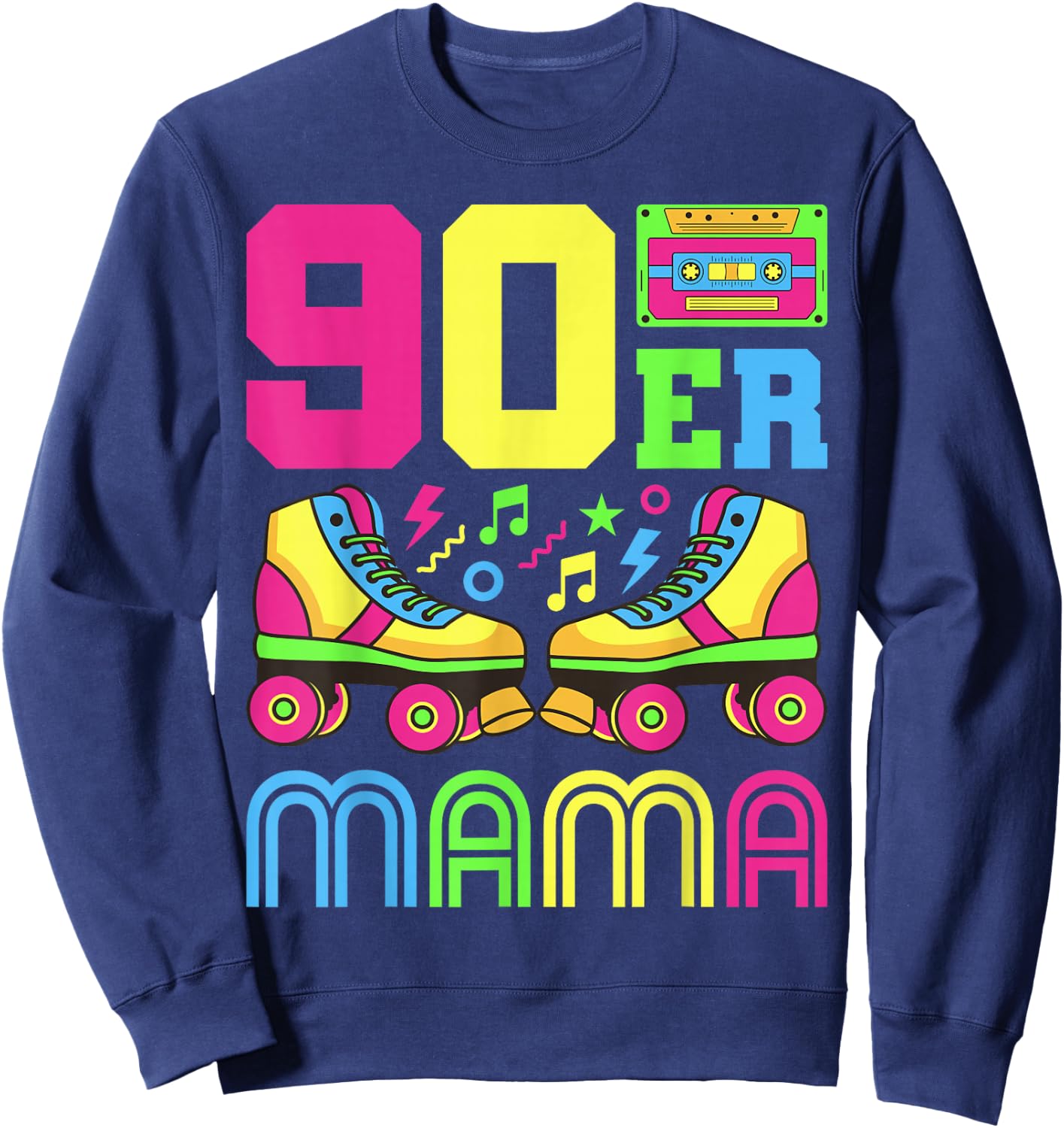 90s Mama 90s Outfit 90s Costume 90s Party 90s , black Sweatshirt - Sweatshirt | Navy