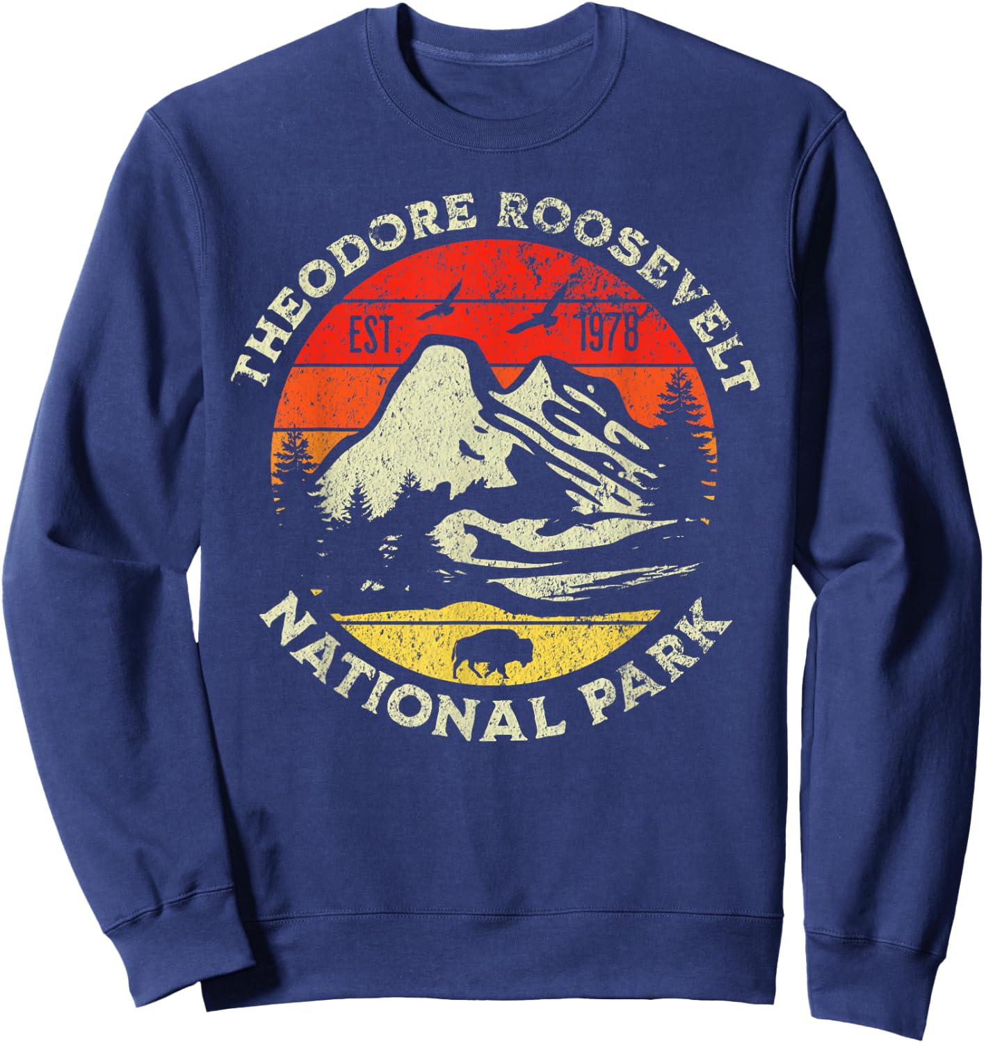Theodore Roosevelt National Park Sweatshirt - Sweatshirt | Navy