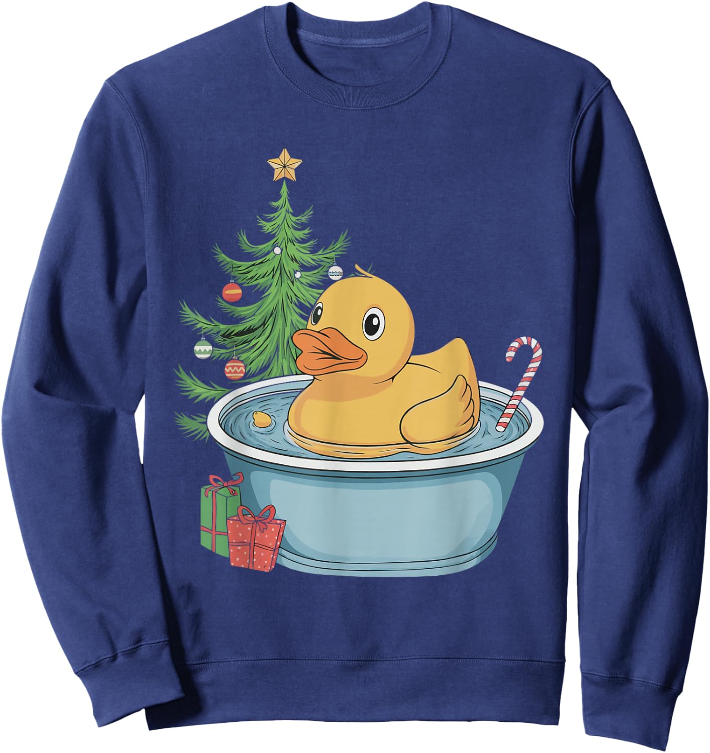 Rubber Duck Christmas Sweatshirt - Sweatshirt | Navy
