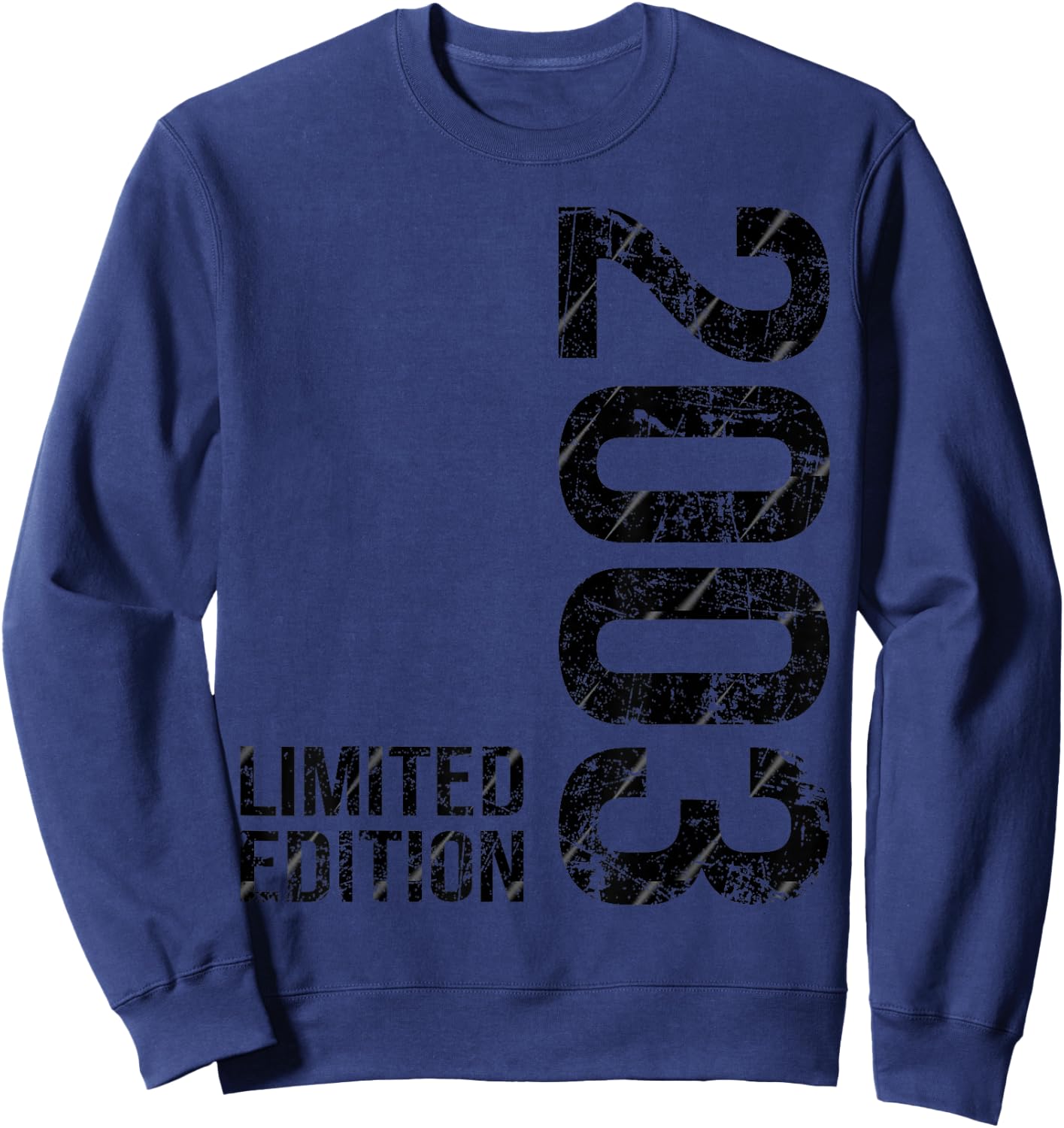 23 Years Birthday Man Woman Vintage 2003 Sweatshirt - Sweatshirt | Navy