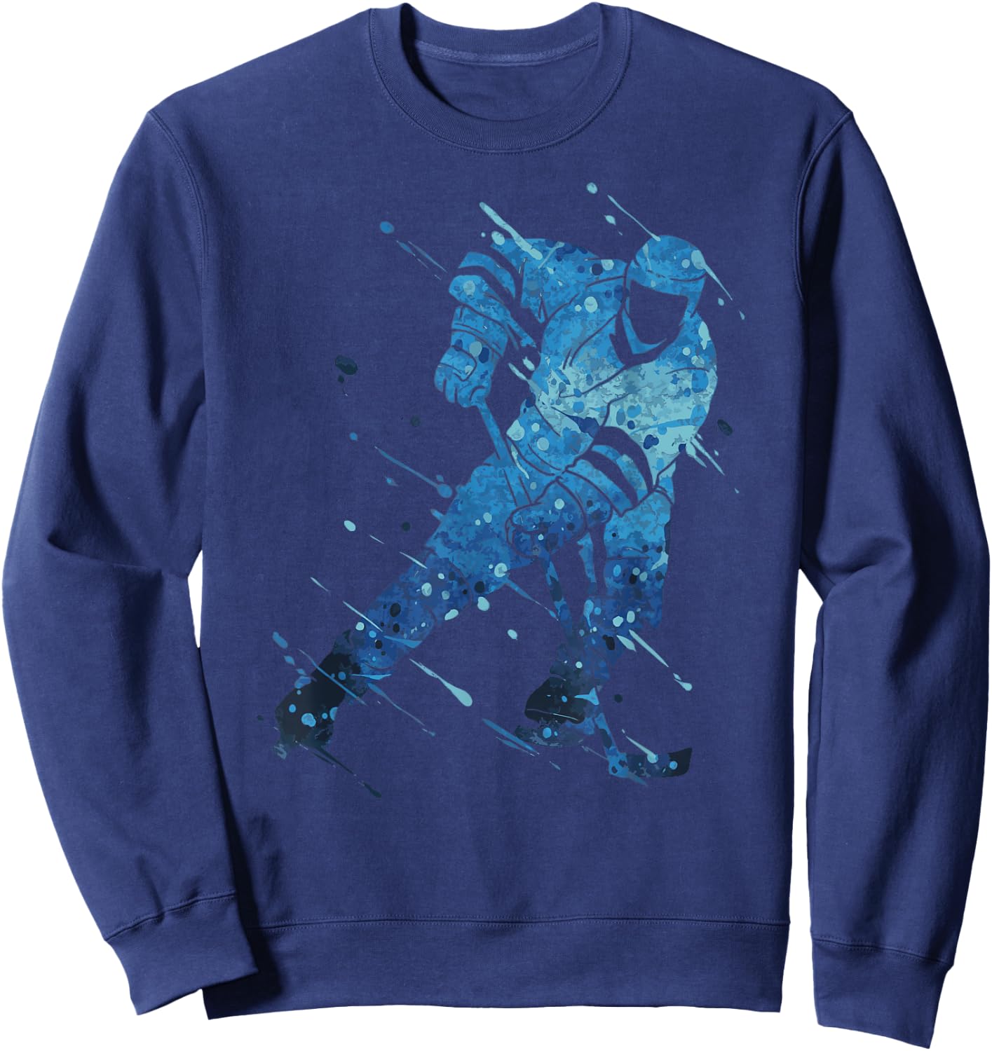 Ice Hockey Player Sweatshirt - Sweatshirt | Navy