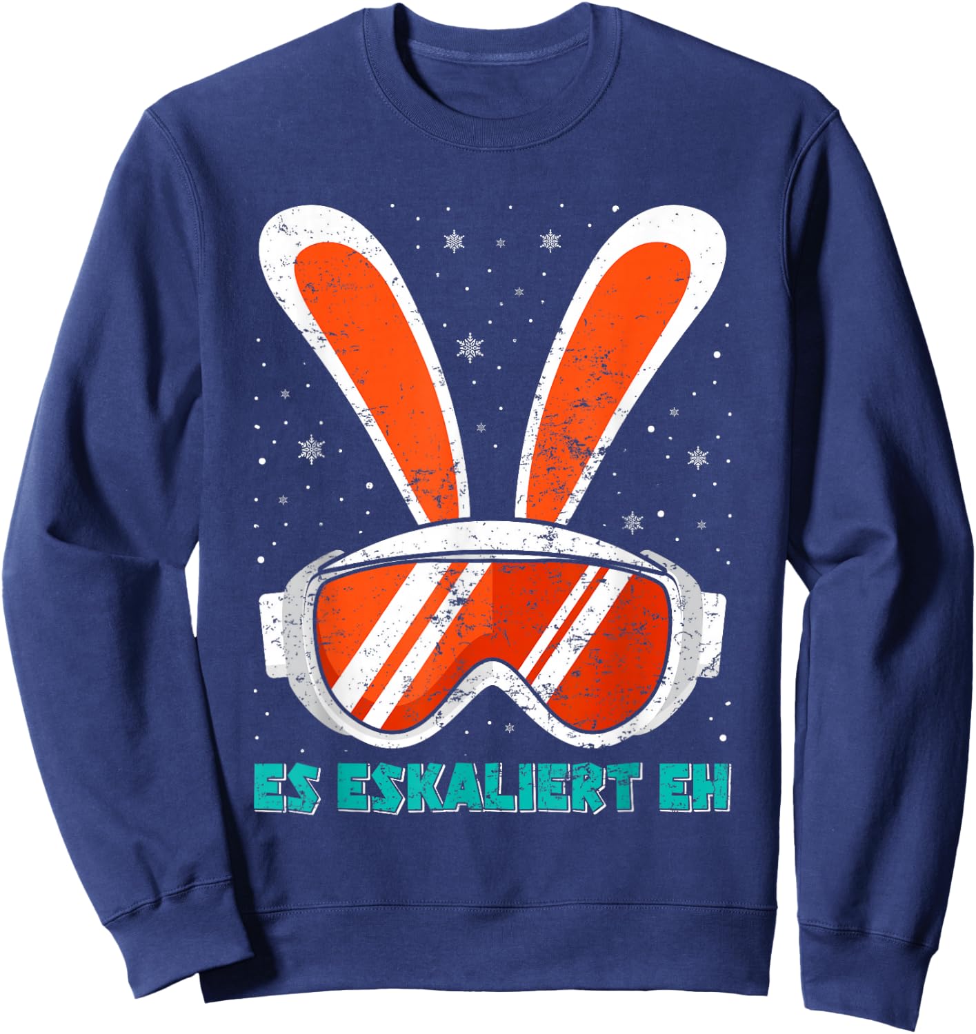 Ski Bunny Apres-Ski Party Es Escaliert Eh Party Fan , black Sweatshirt - Sweatshirt | Navy
