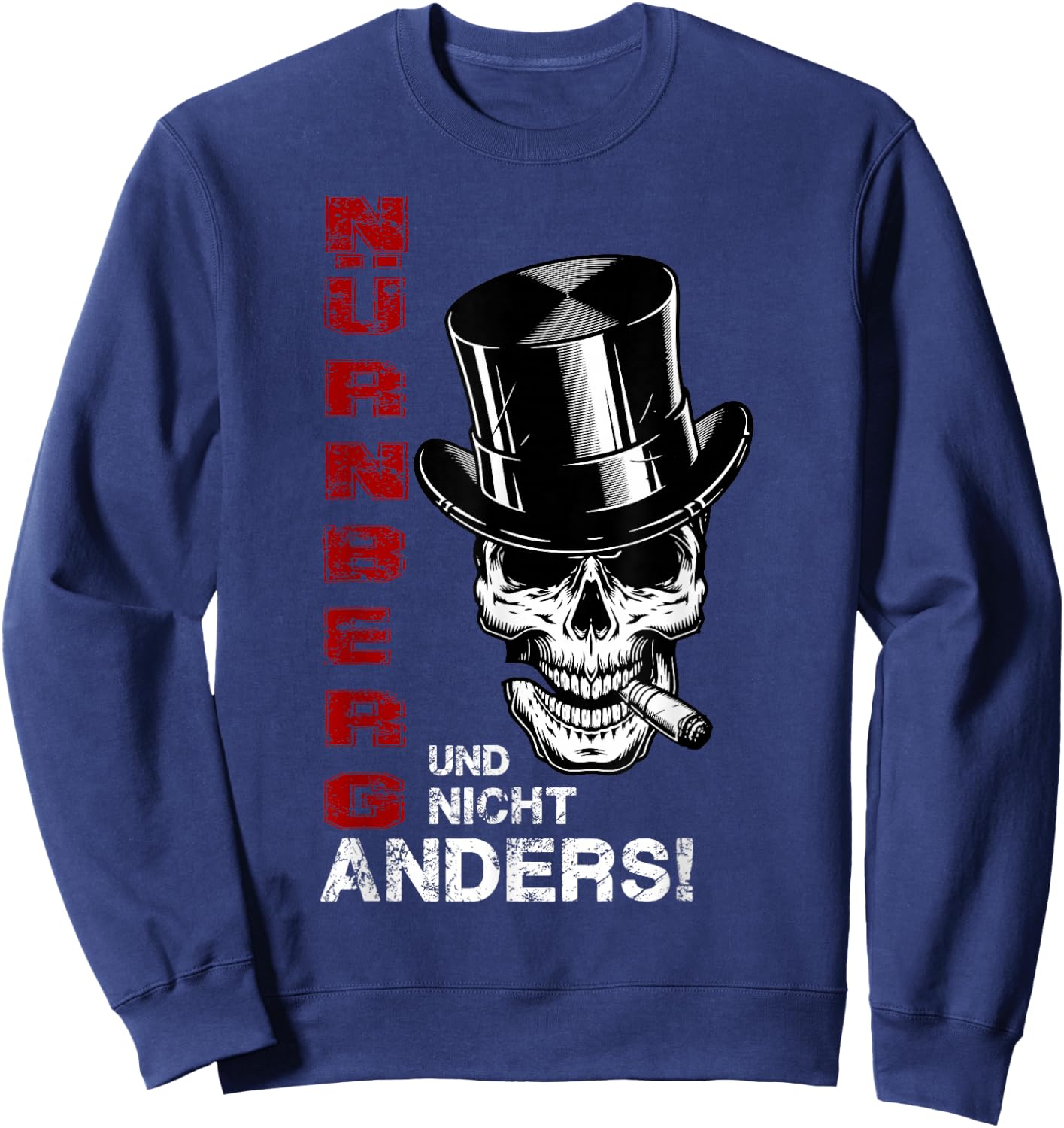 Ultras Nuremberg Shirt Nuremberg Boys' Football Tradition FCN , black, s Sweatshirt - Sweatshirt | Navy