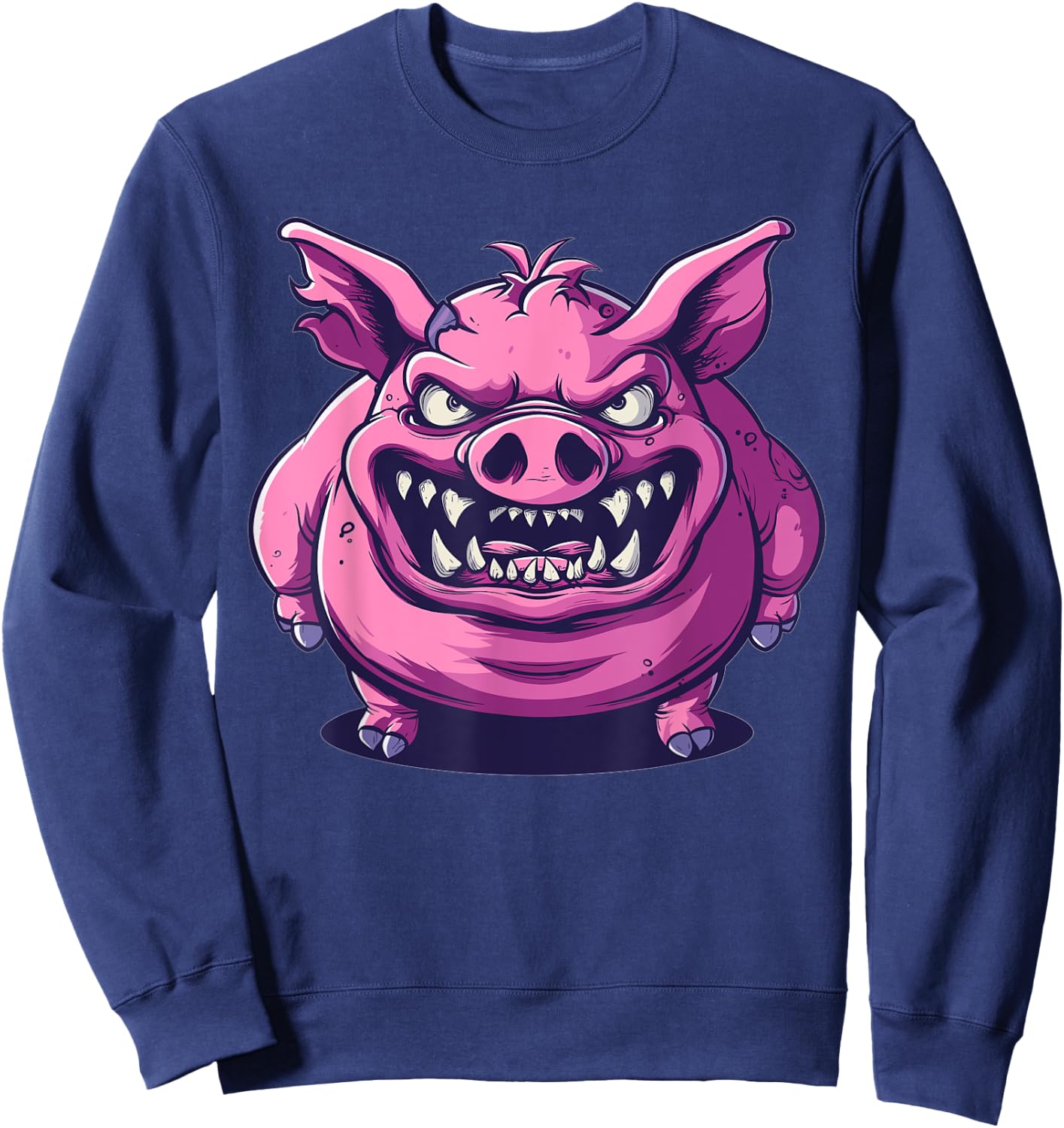 Evil Pig Sweatshirt - Sweatshirt | Navy