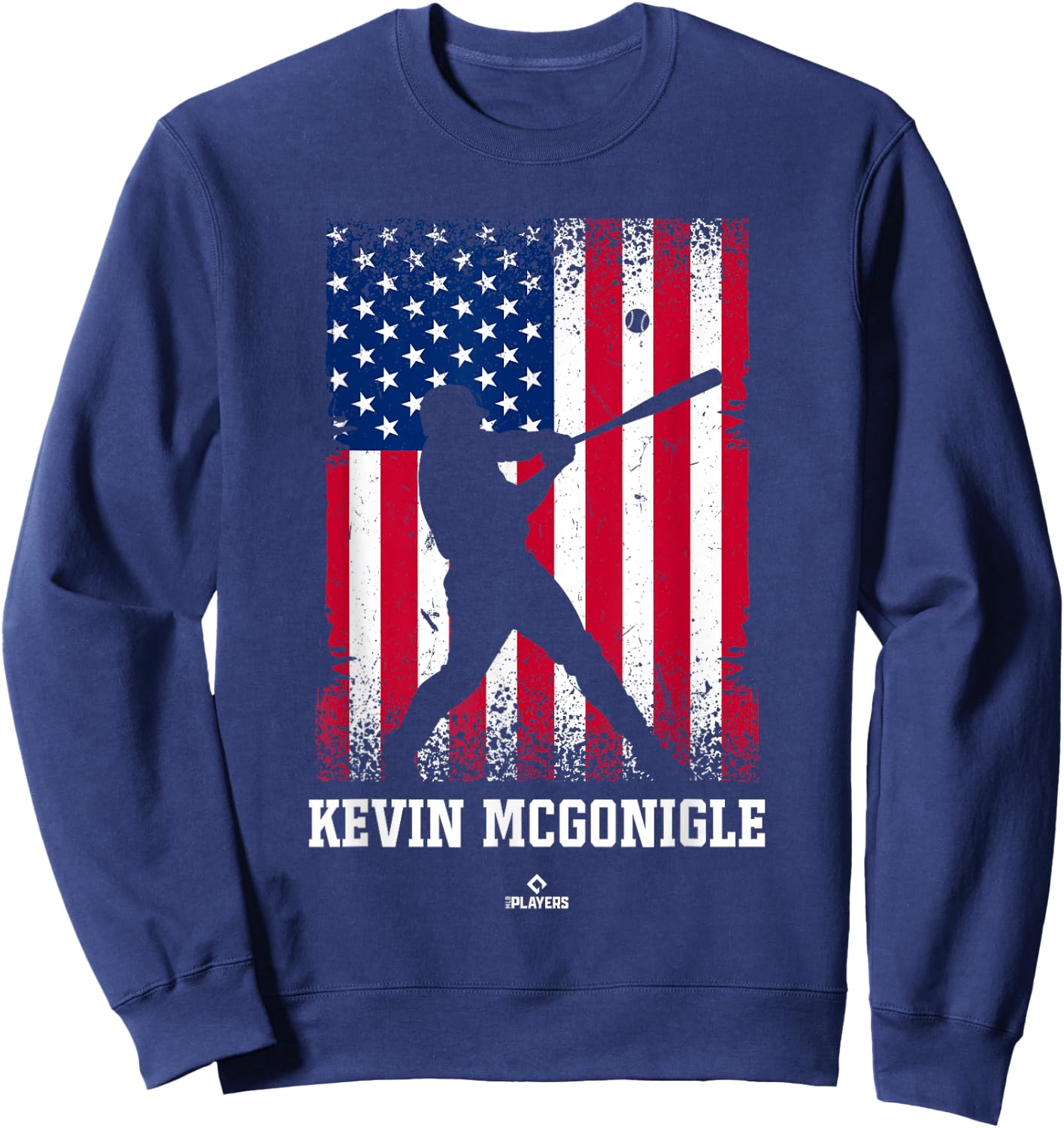 American Flag Swing Kevin McGonigle Prospect Baseball Fan Sweatshirt - Sweatshirt | Navy